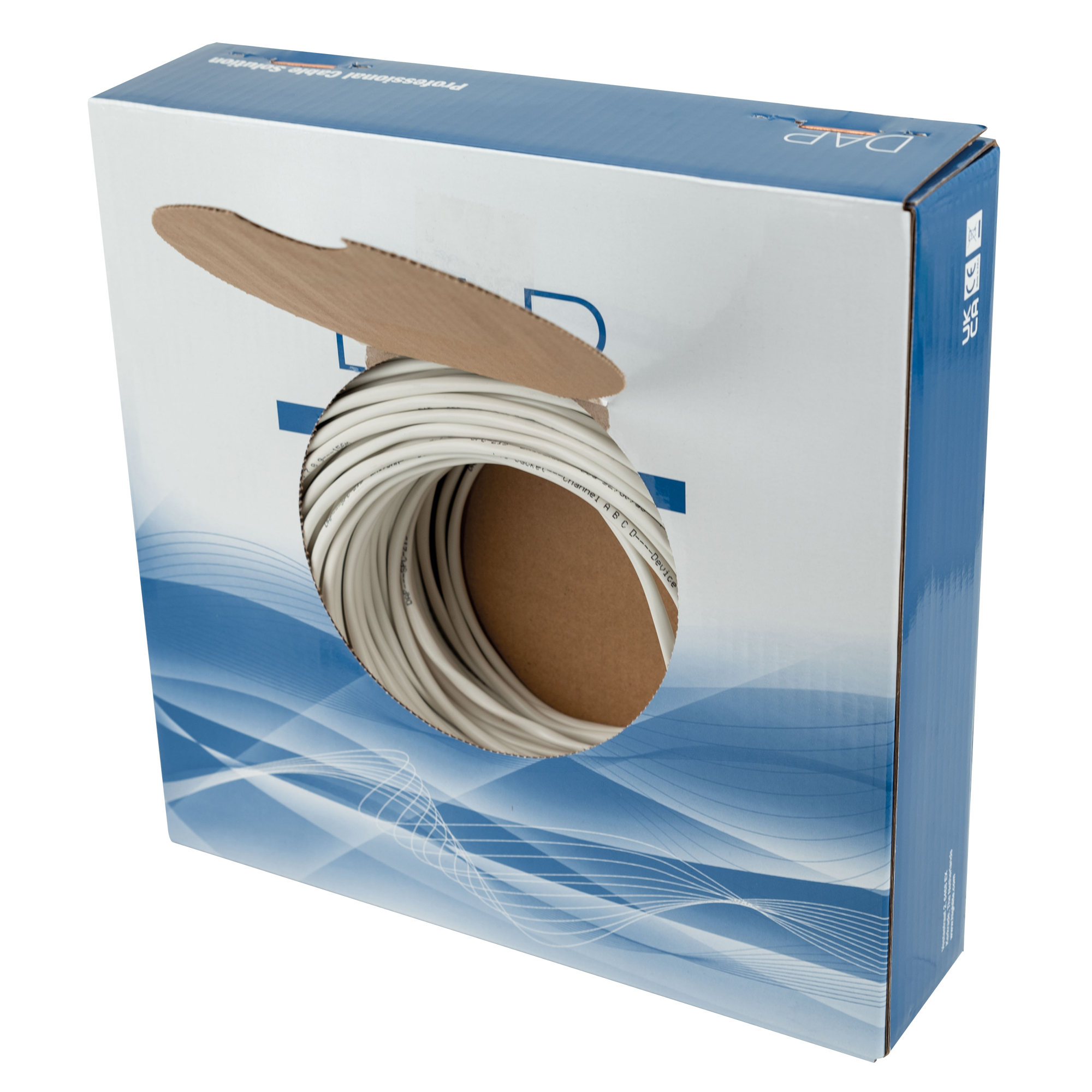 DAP SPC-225-DCA-s2-d0-a3 - CPR Speaker Cable White EN 50575 - 2x 2,5 mm² - 100 m - colore bianco