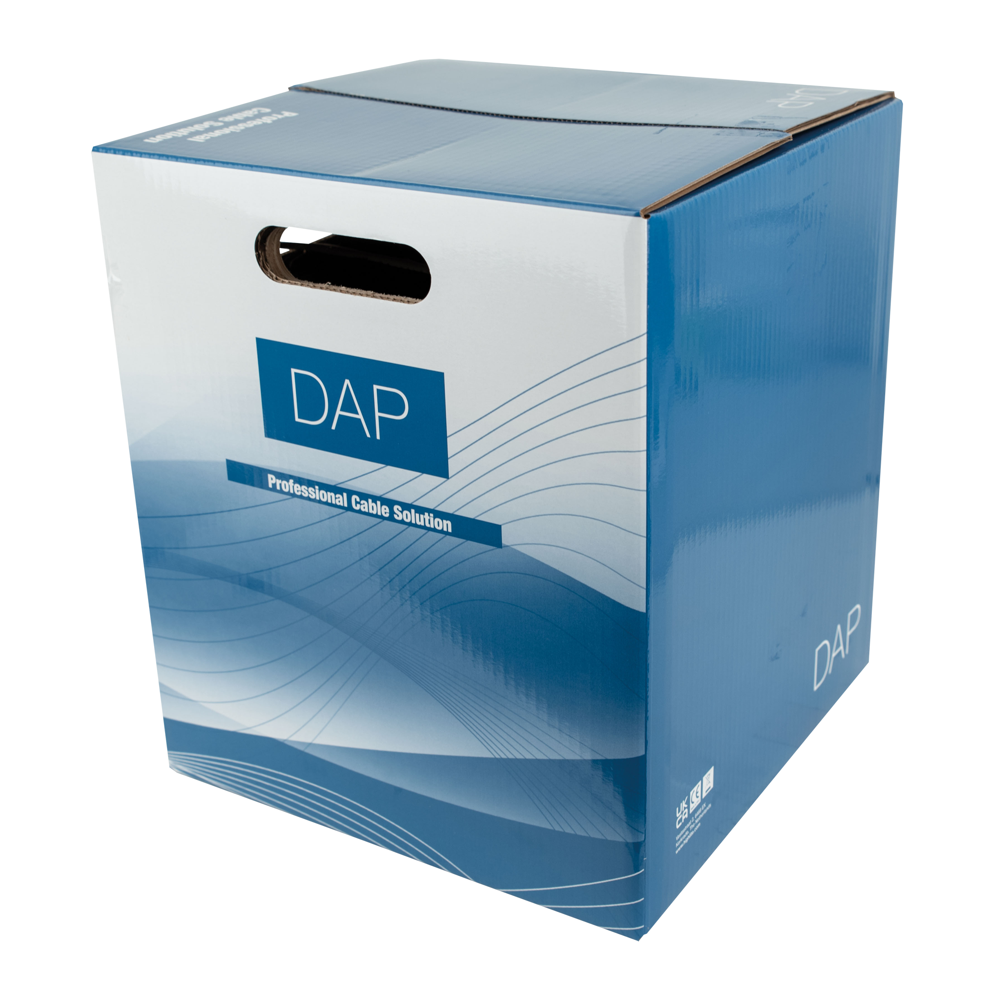 DAP SPC-275-DCA-s2-d0-a3 - CPR Speaker Cable White NEN 8012 - 2x 0,75 mm² - 300 m - colore bianco