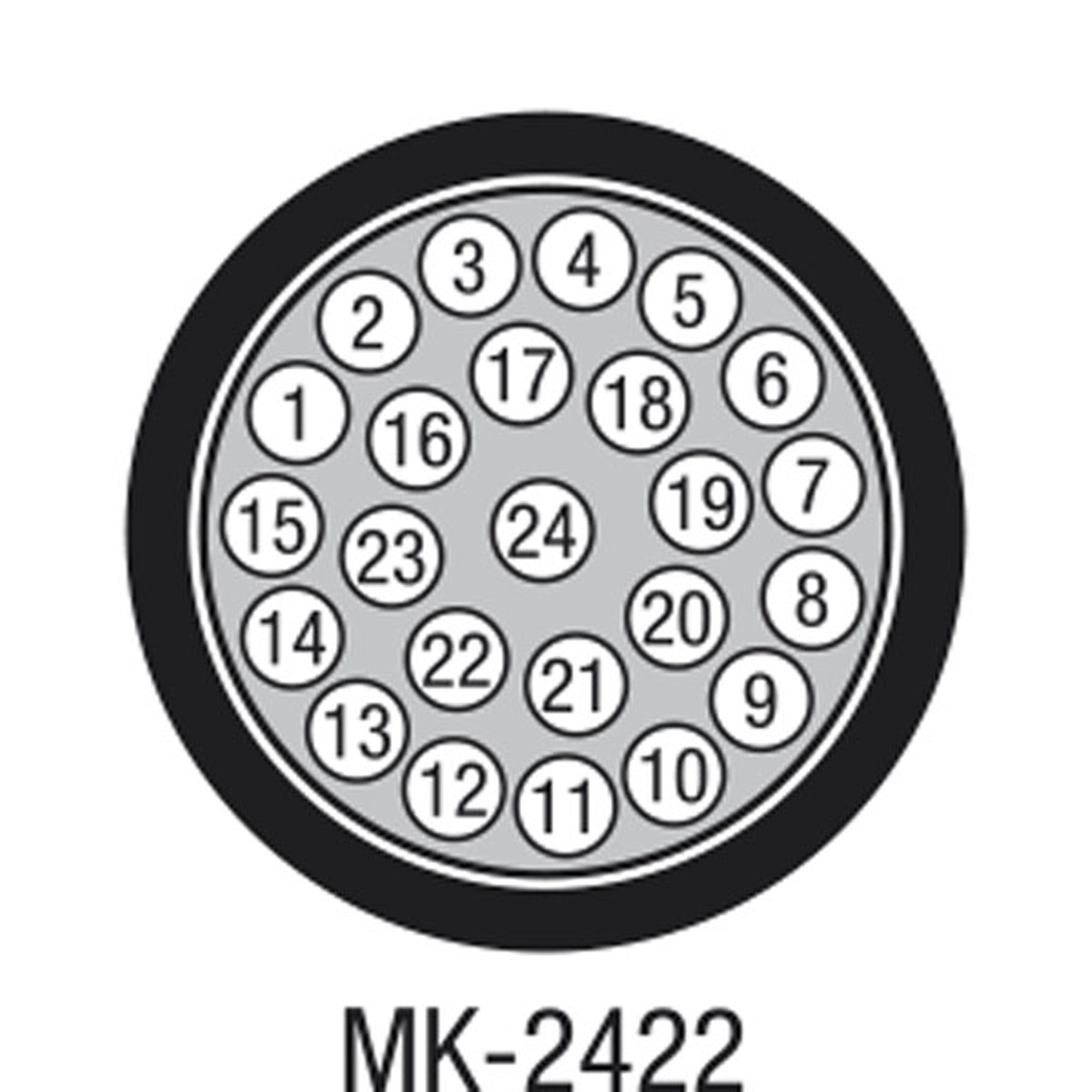 DAP MK-2422 Dark Blue 24 Coppie Studio multicore - blu - prezzo al m