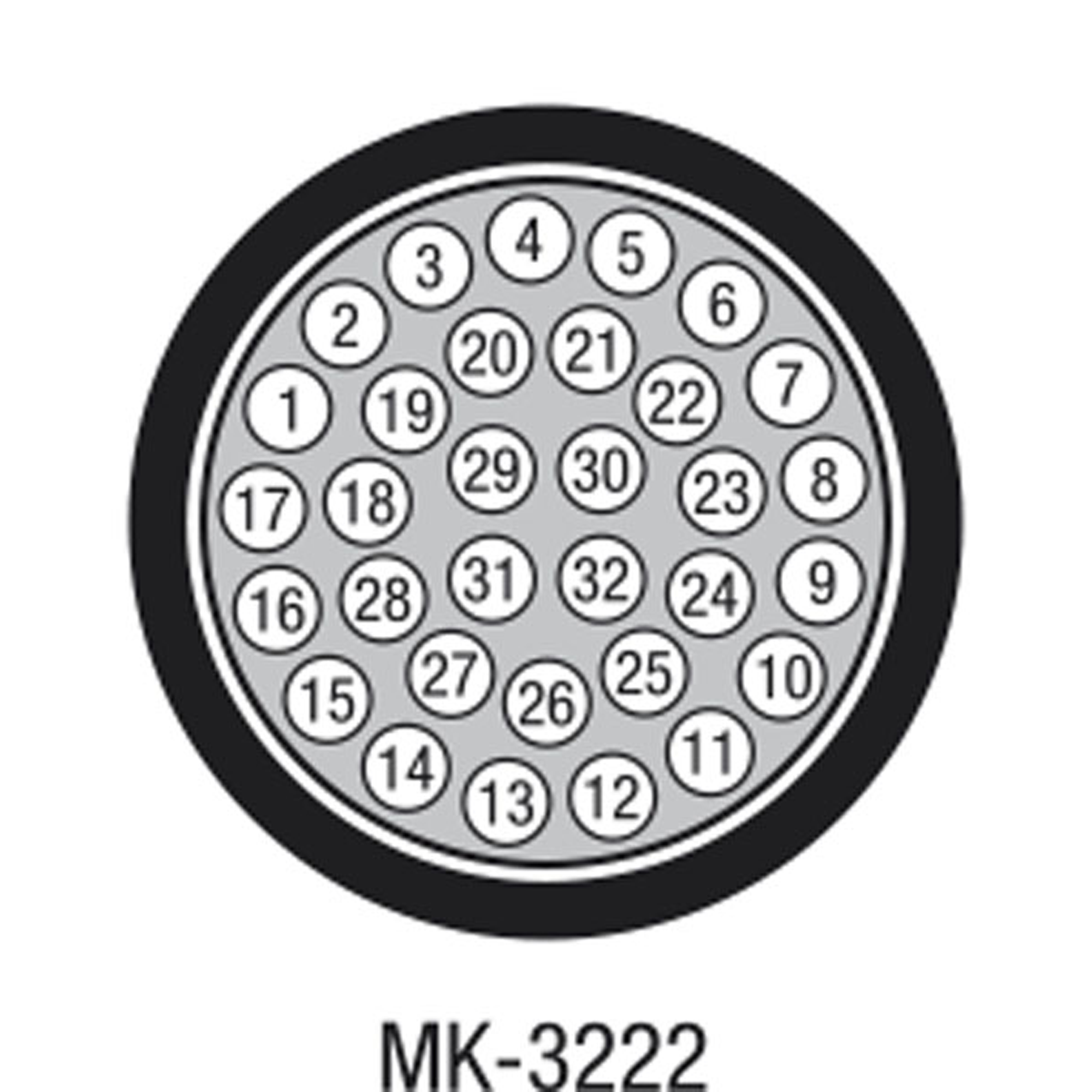 DAP MK-3222 Dark Blue 32 Coppie Studio multicore - blu - prezzo al m