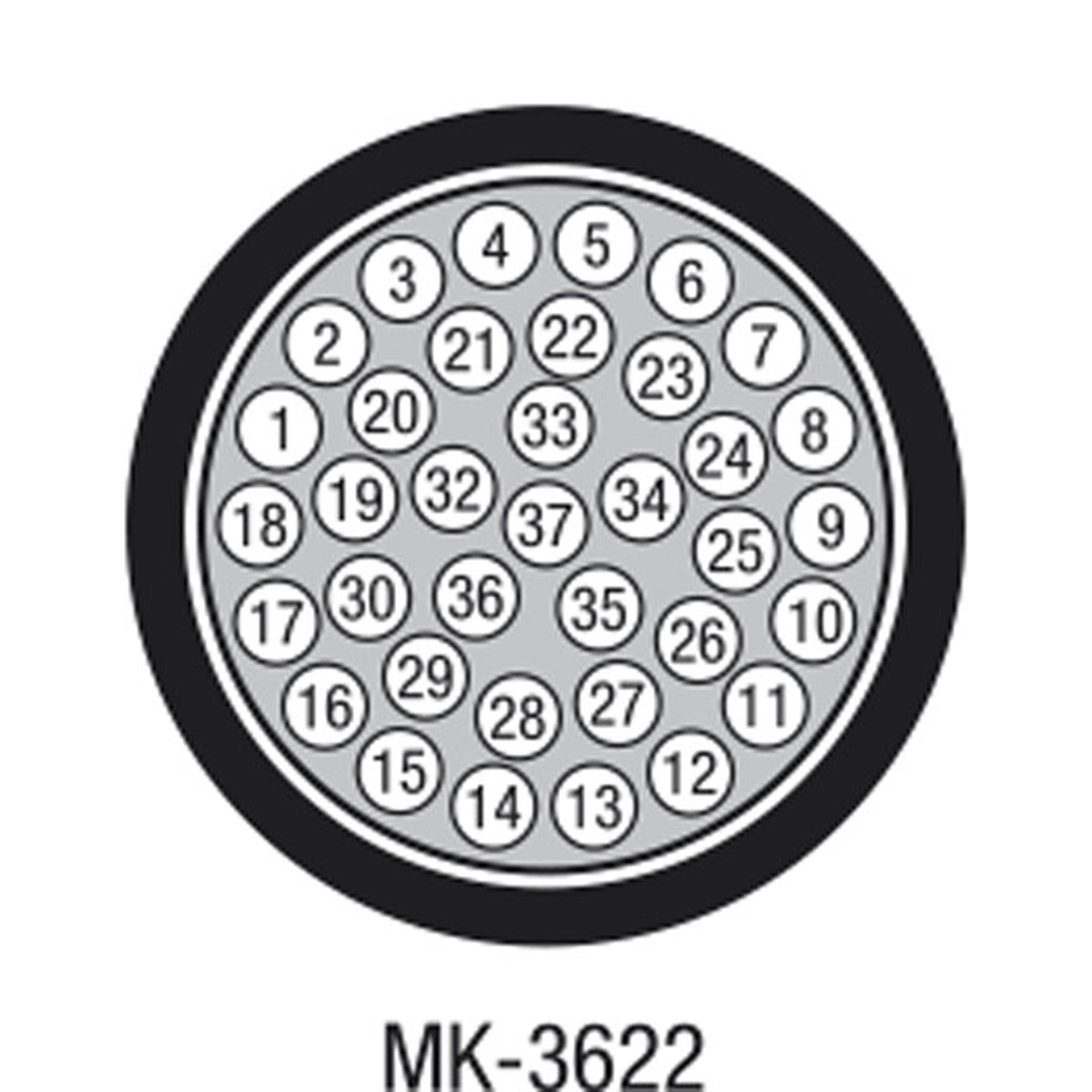 DAP MK-3622 36 Coppie Studio multicore - blu - prezzo al m