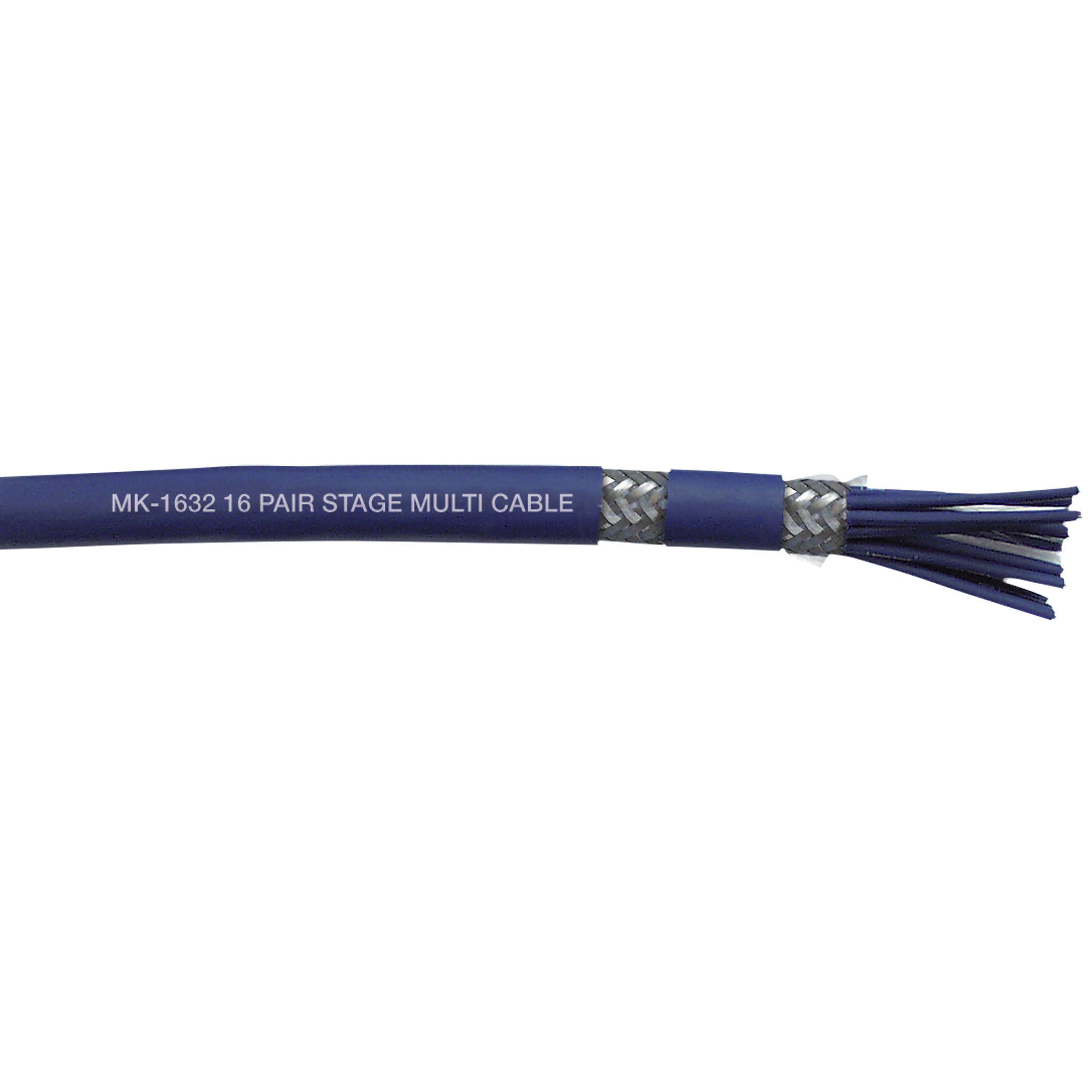 DAP MK-1632 Dark Blue 16 Coppie stage multicore - doppia schermatura - blu - prezzo al m