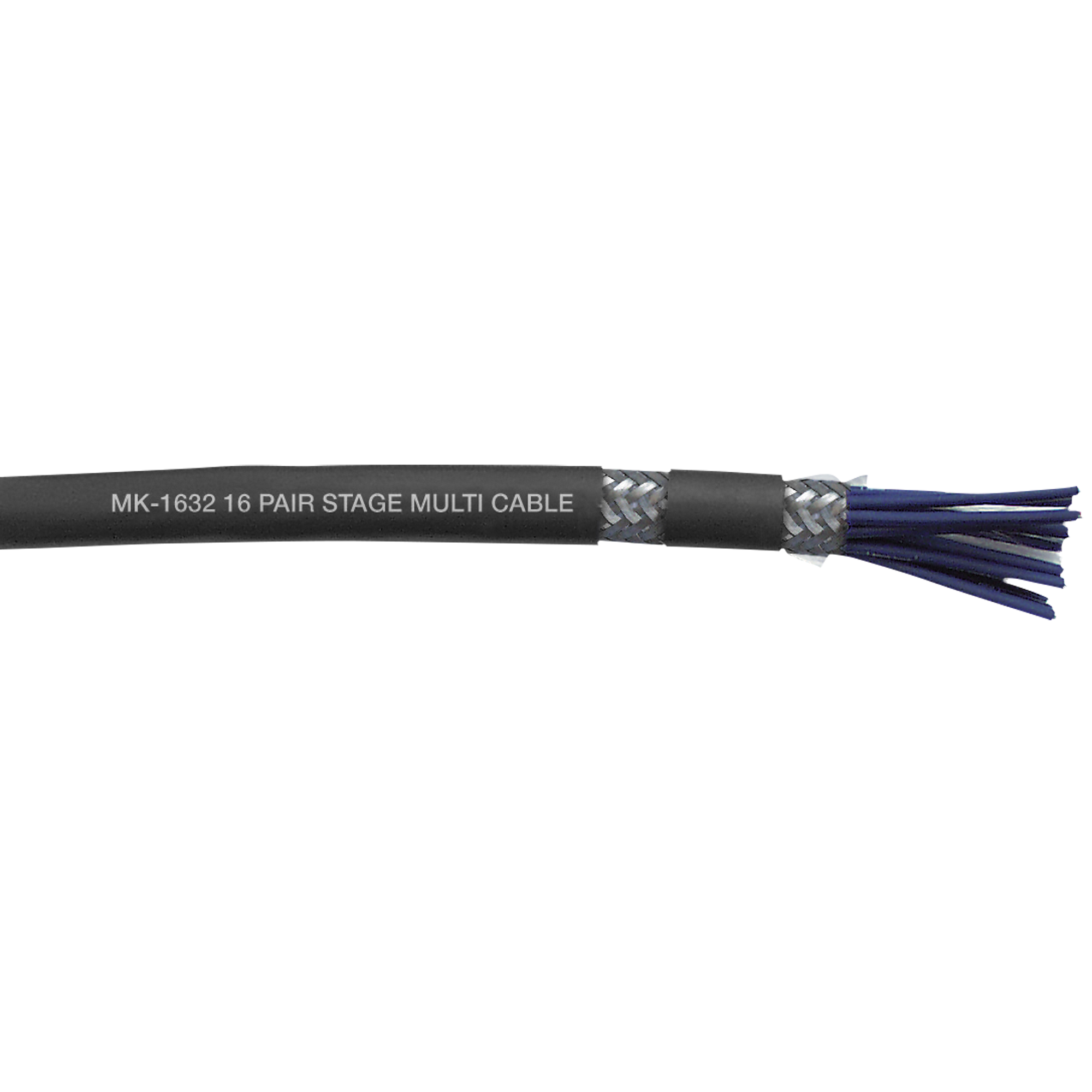 DAP MK-1632 Black 16 Coppie stage multicore - doppia schermatura - nero - prezzo al m