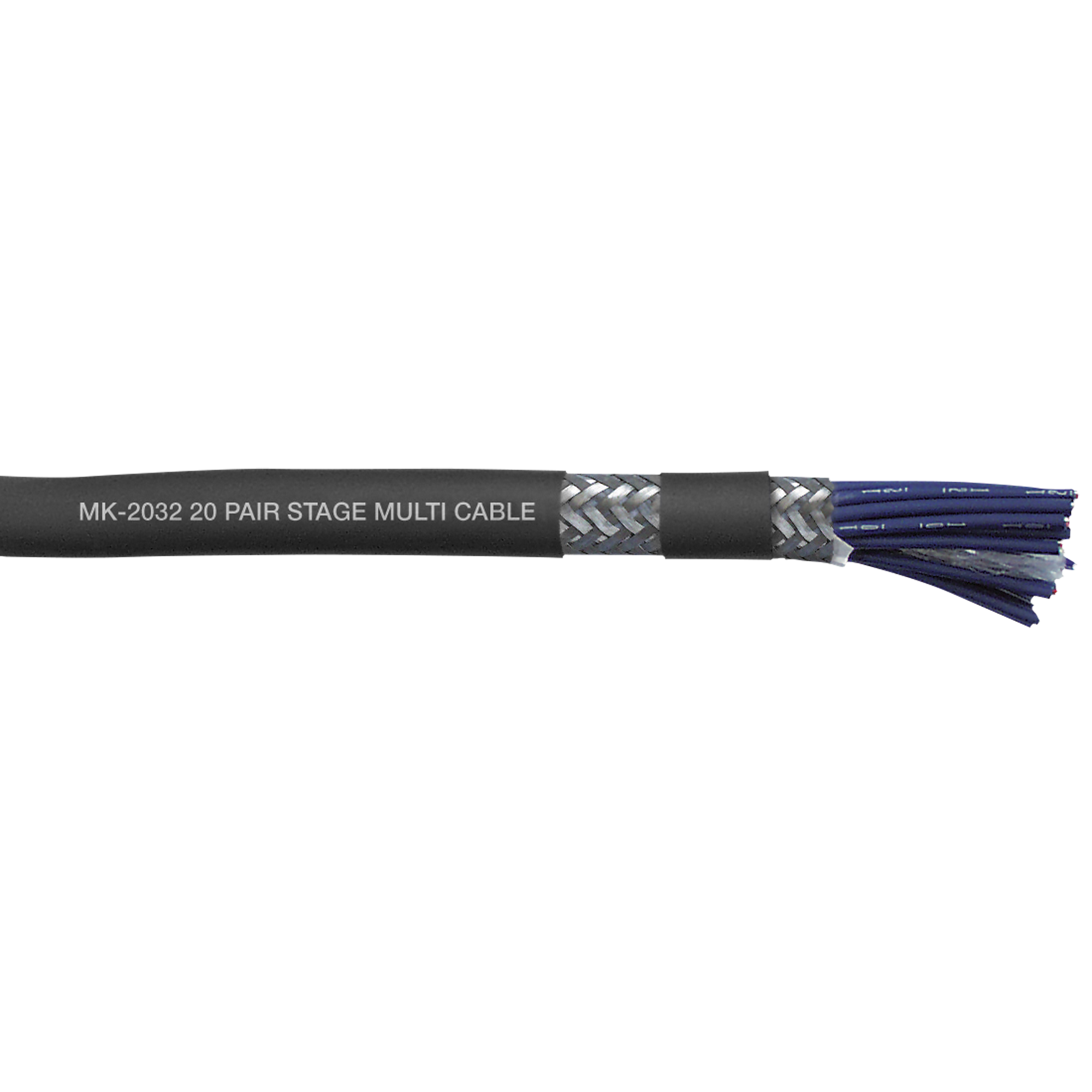 DAP MK-2032 Black 20 Coppie stage multicore - doppia schermatura - nero - prezzo al m