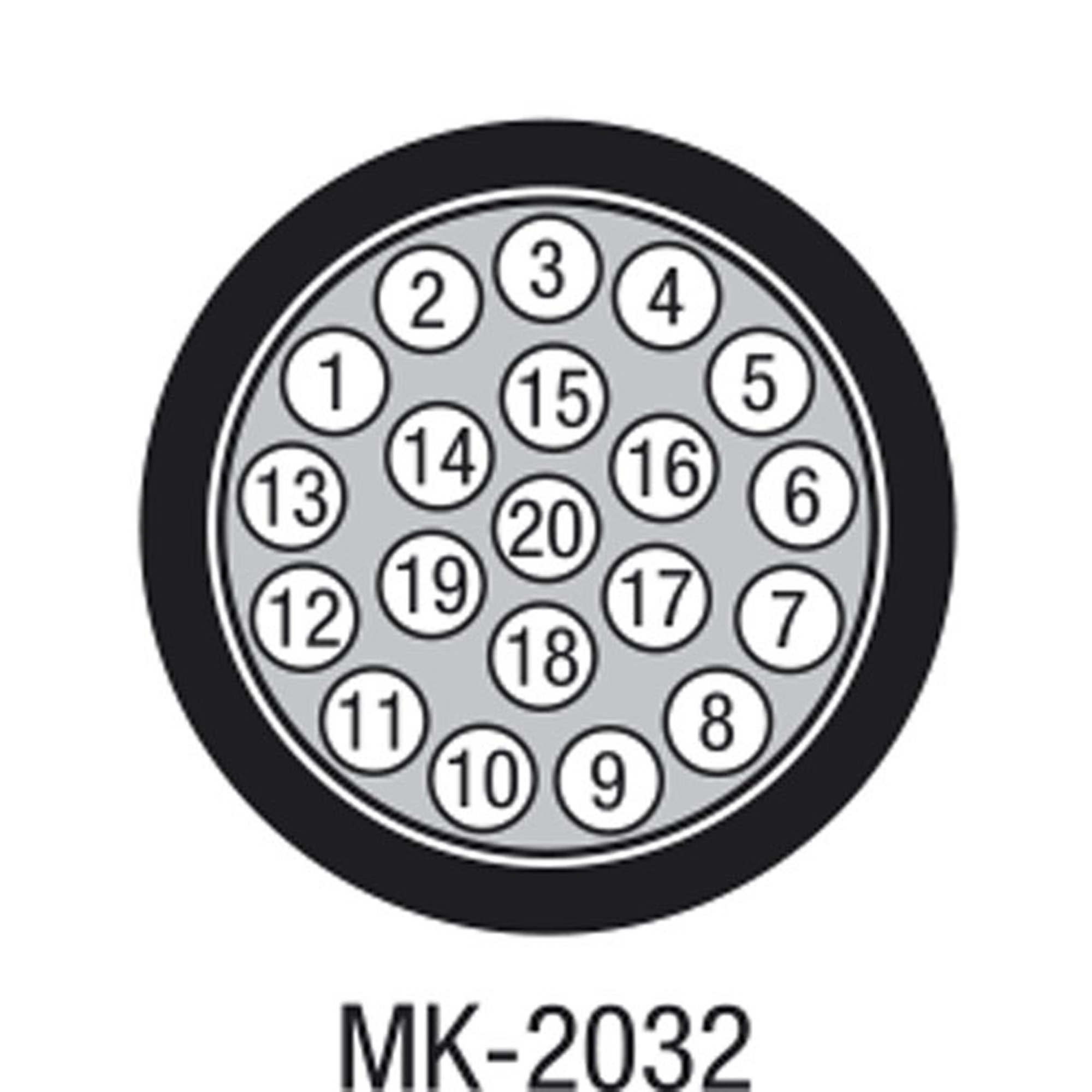 DAP MK-2032 Dark Blue 20 Coppie stage multicore - doppia schermatura - blu - prezzo al m
