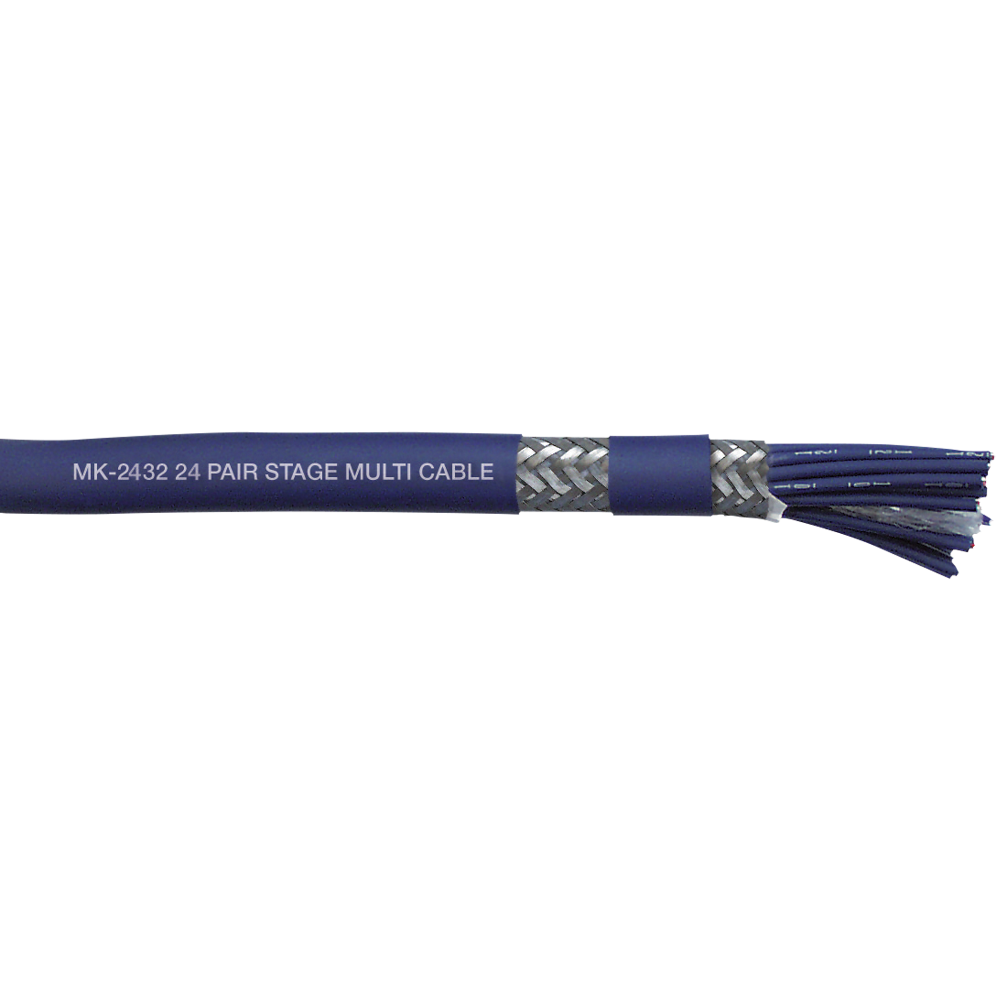 DAP MK-2432 Dark Blue 24 Coppie stage multicore - doppia schermatura - blu - prezzo al m