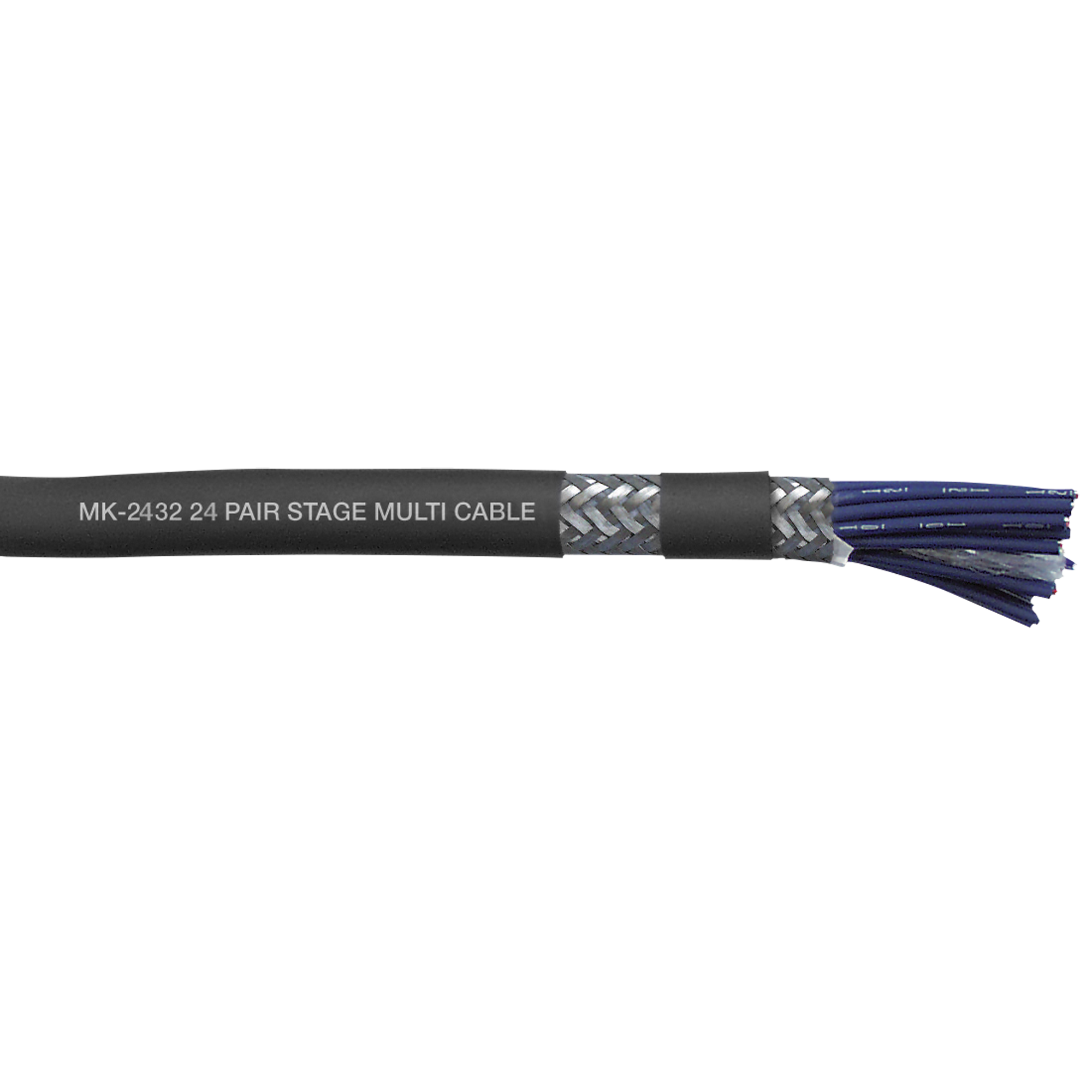 DAP MK-2432 24 Pair Stage Multicore - double shielded - black jacket - Price per metre 24 Coppie stage multicore - doppia schermatura - rivestimento nero