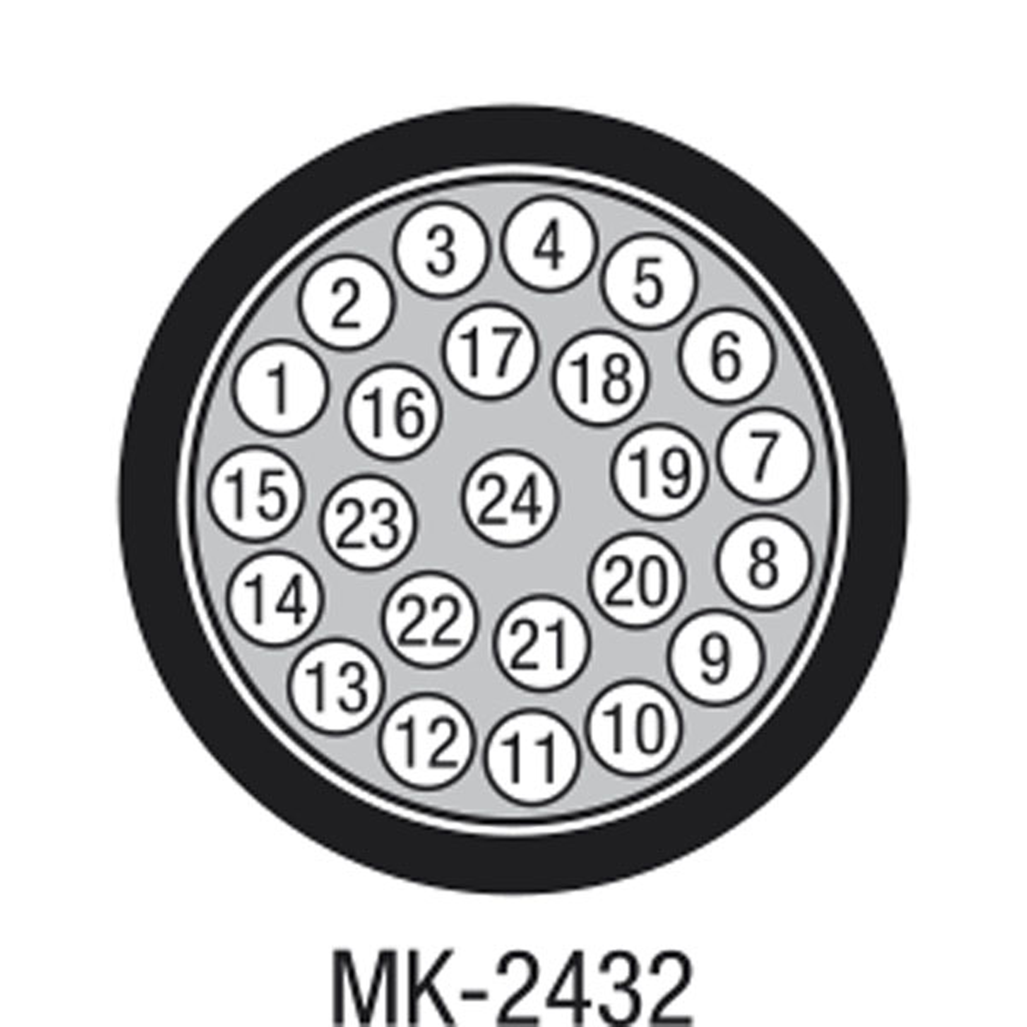 DAP MK-2432 Dark Blue 24 Coppie stage multicore - doppia schermatura - blu - prezzo al m