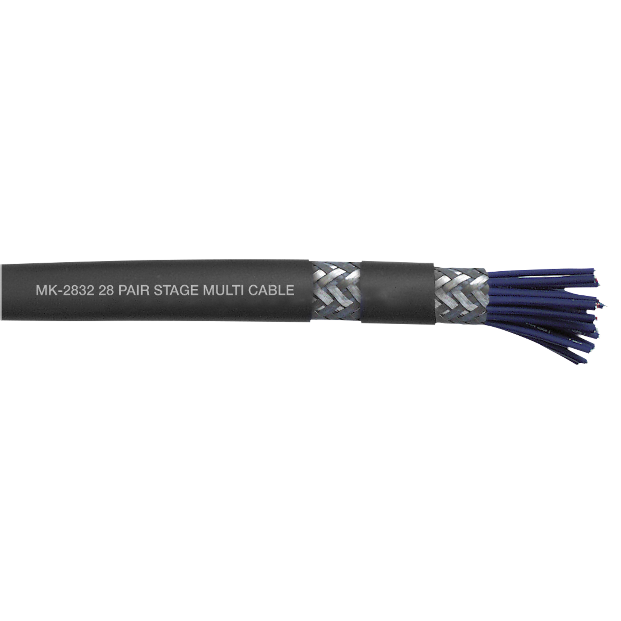 DAP MK-2832 28 Pair Stage Multicore - double Shielded - black Jacket - price per metre 28 Coppie stage multicore - doppia schermatura - rivestimento nero