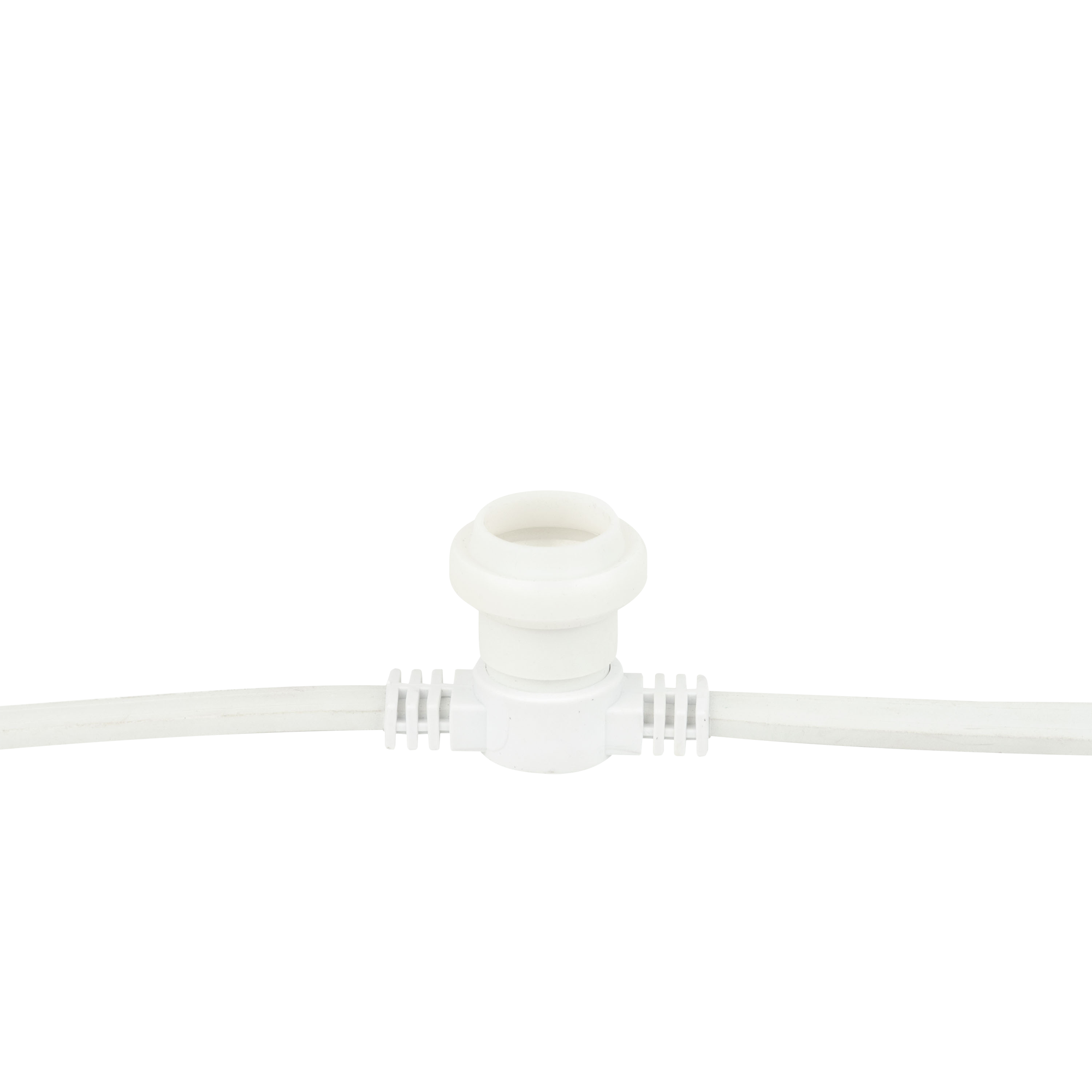 SHOWGEAR Festoon Light E27 White, 50.000mm 100 cm di distanza - bianco - 50 m