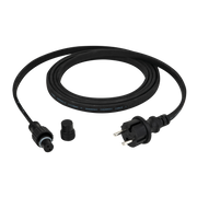 SHOWGEAR Power Cable for Festoon Light E27 Black Nero - 3 m