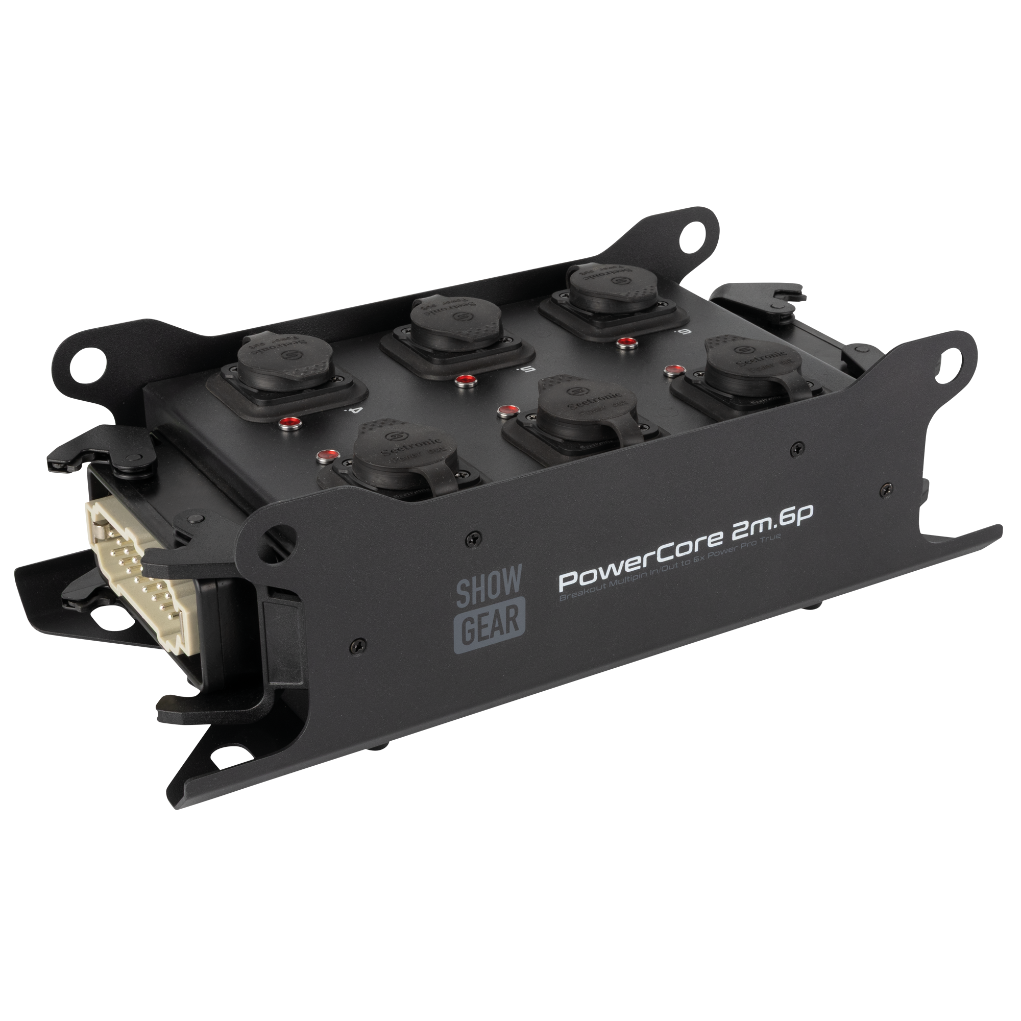 SHOWGEAR PowerCore 2m.6p Breakout da ingresso/uscita Multipin H16 a 6x Power Pro True