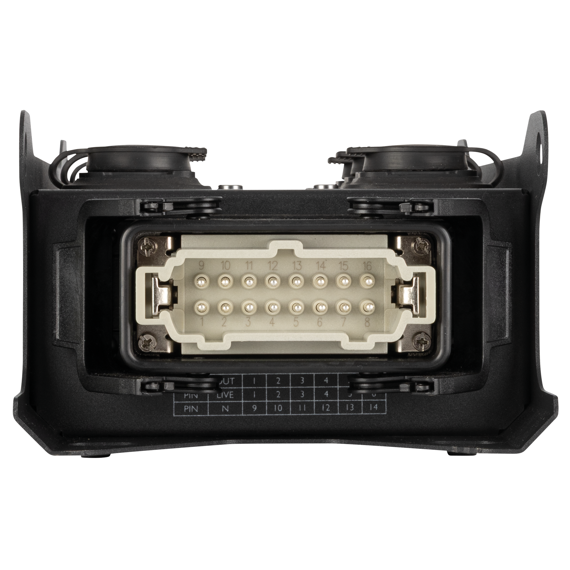 SHOWGEAR PowerCore 2m.6p Breakout da ingresso/uscita Multipin H16 a 6x Power Pro True