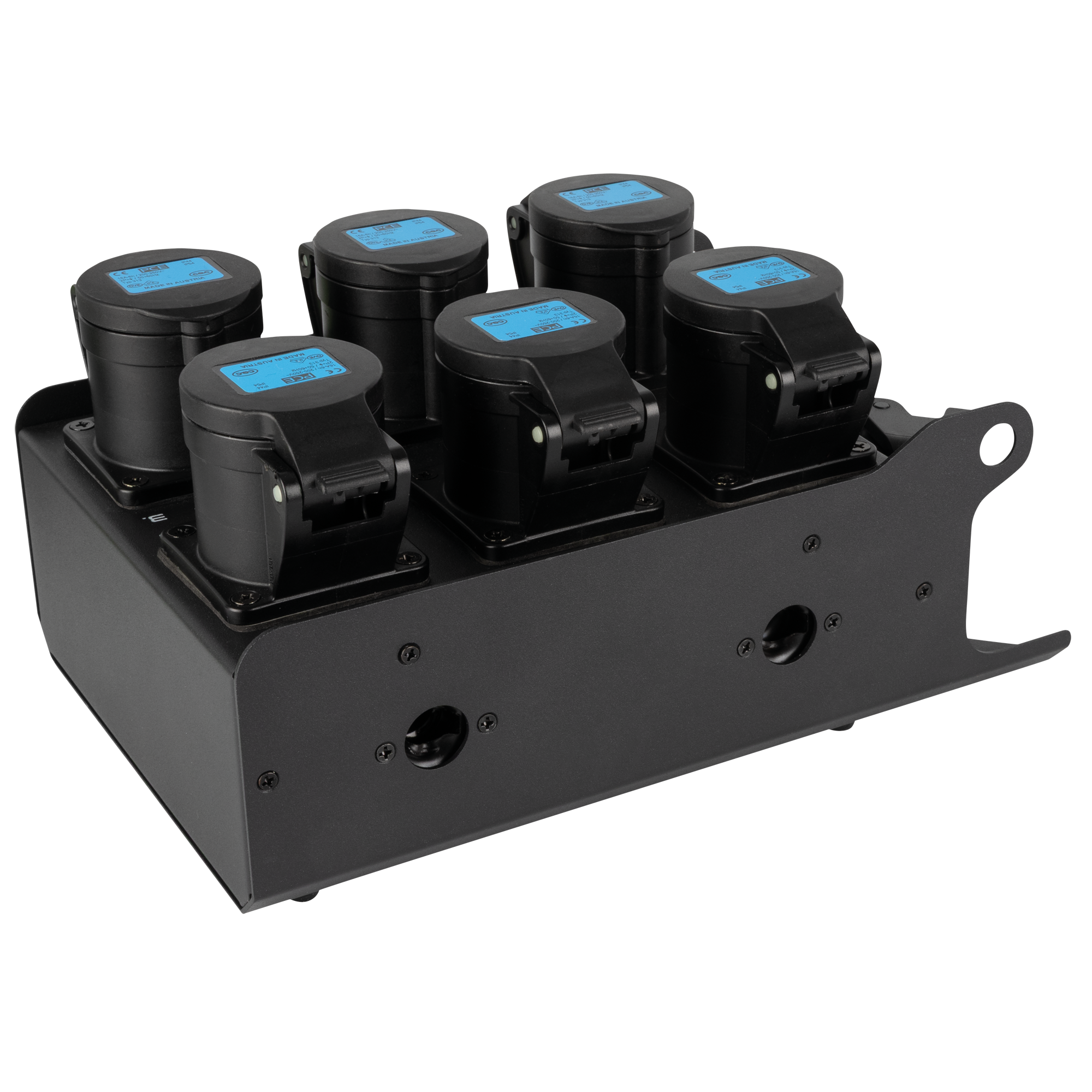 SHOWGEAR PowerCore 1m.6c Breakout da ingresso Multipin H16 a 6x CEE 16A (1P+N+PE)