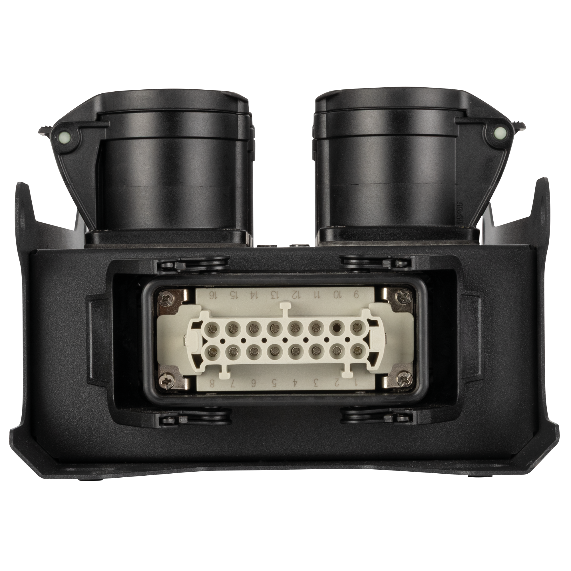 SHOWGEAR PowerCore 2m.6c Breakout da ingresso/uscita Multipin H16 a 6x CEE 16A (1P+N+PE)