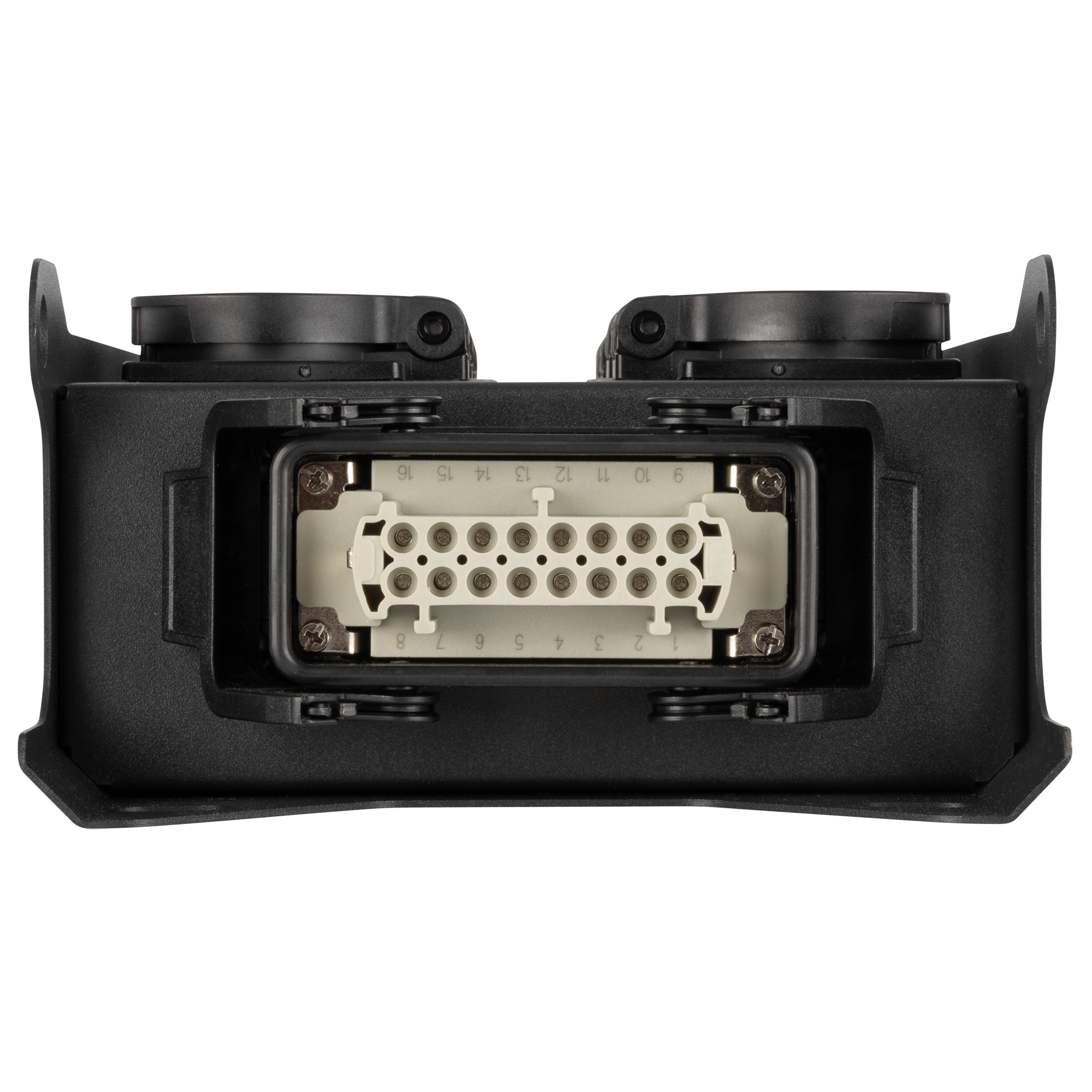 SHOWGEAR PowerCore 2m.8s Breakout da ingresso/uscita Multipin H16 a 8x Schuko
