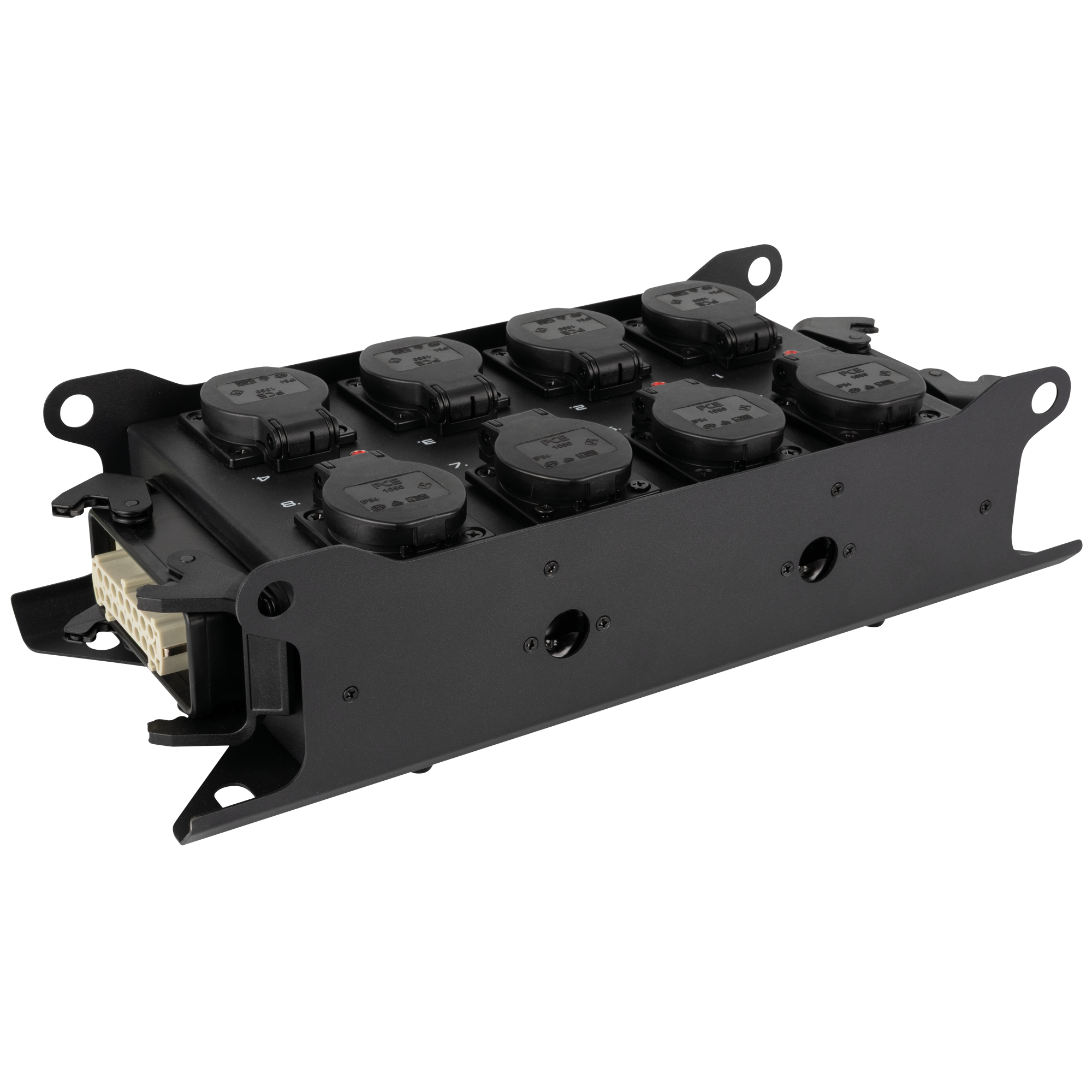 SHOWGEAR PowerCore 2m.8s Breakout da ingresso/uscita Multipin H16 a 8x Schuko