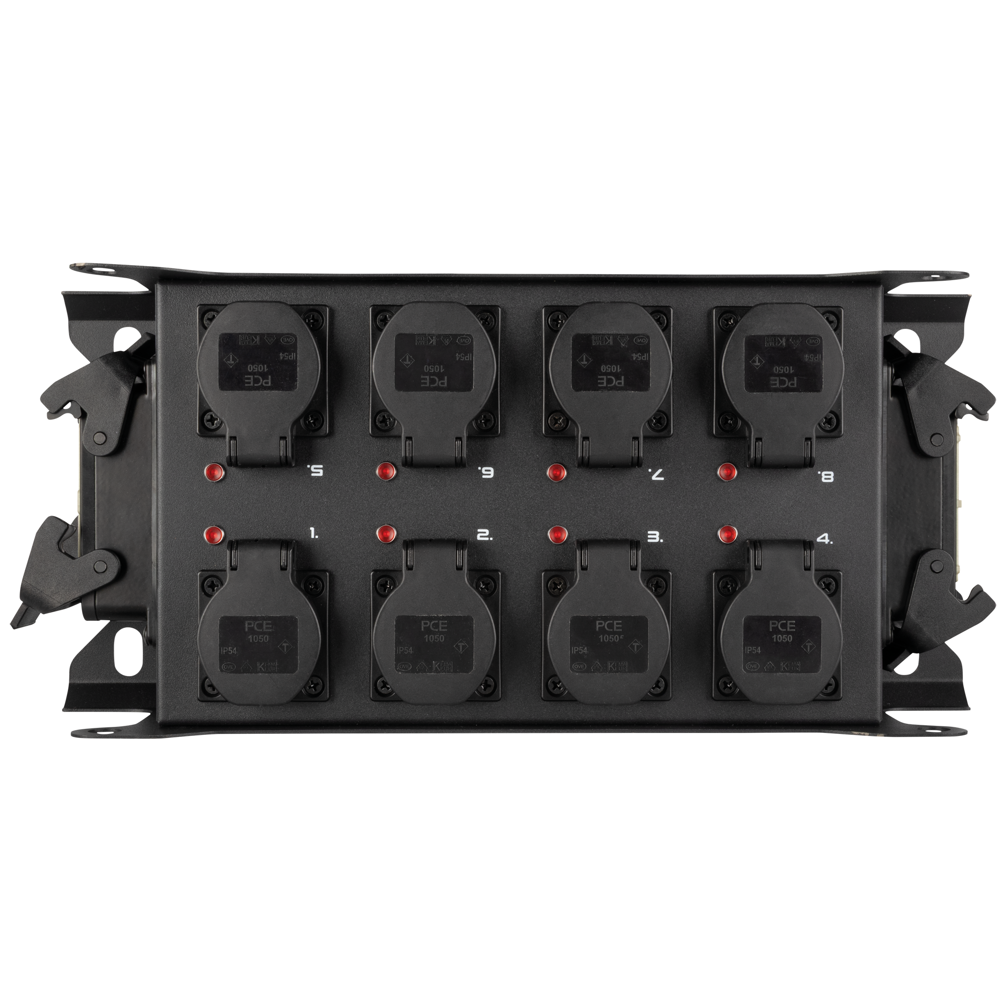 SHOWGEAR PowerCore 2m.8s Breakout da ingresso/uscita Multipin H16 a 8x Schuko
