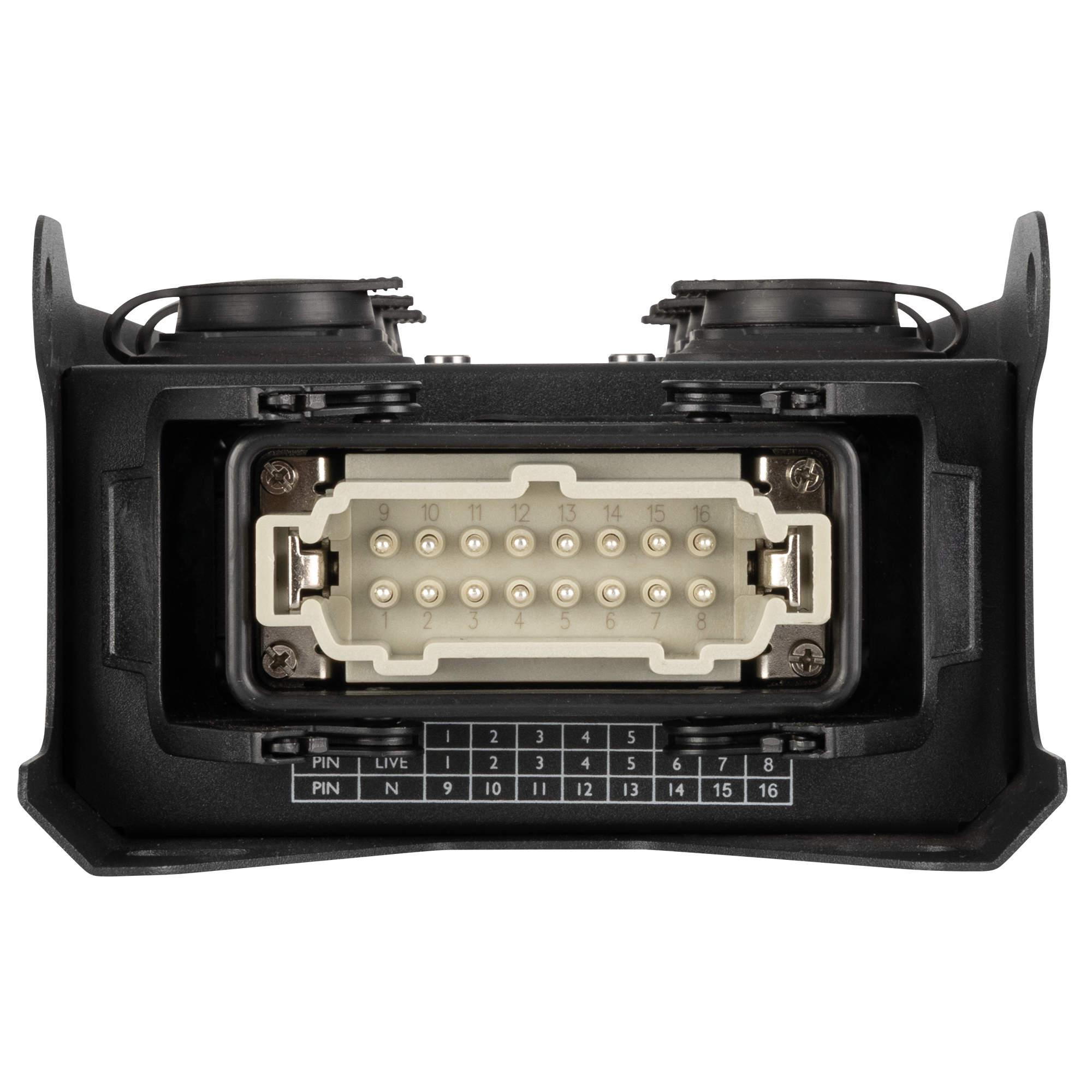 SHOWGEAR PowerCore 2m.8p Breakout da ingresso/uscita Multipin H16 a 8x Power Pro True