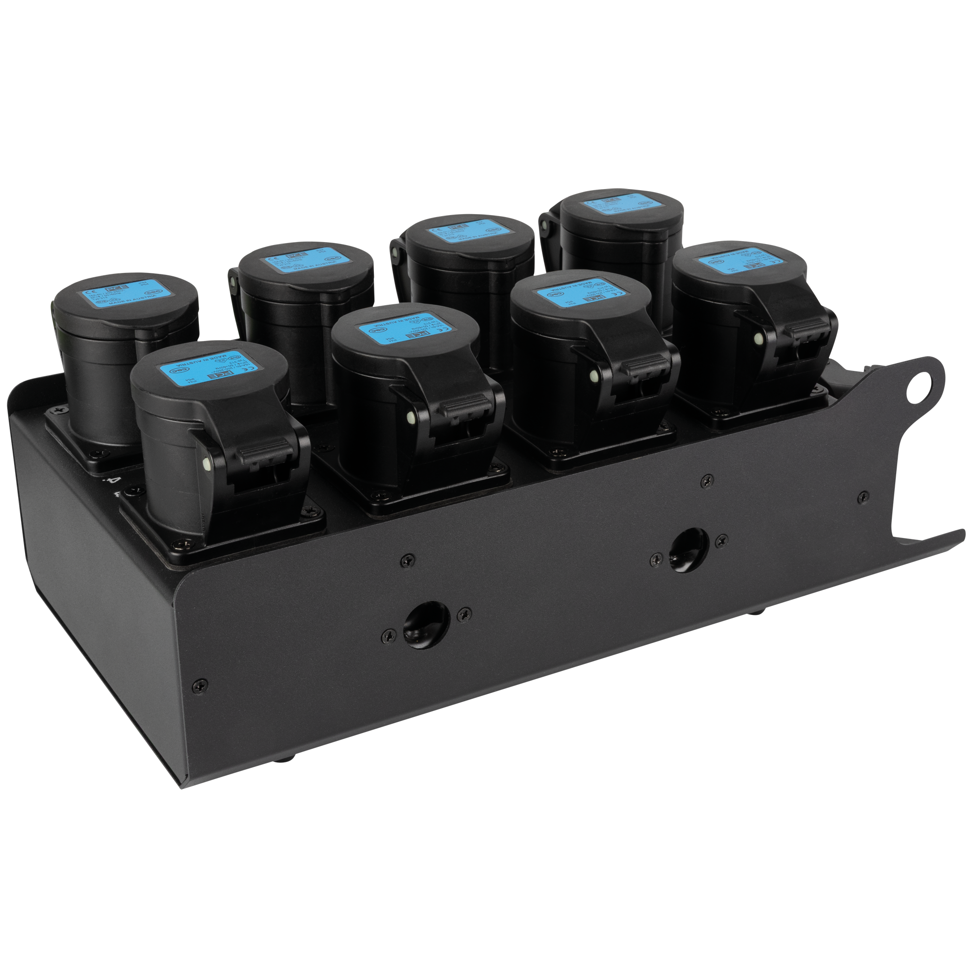 SHOWGEAR PowerCore 1m.8c Breakout da ingresso Multipin H16 a 8x CEE 16A (1P+N+PE)
