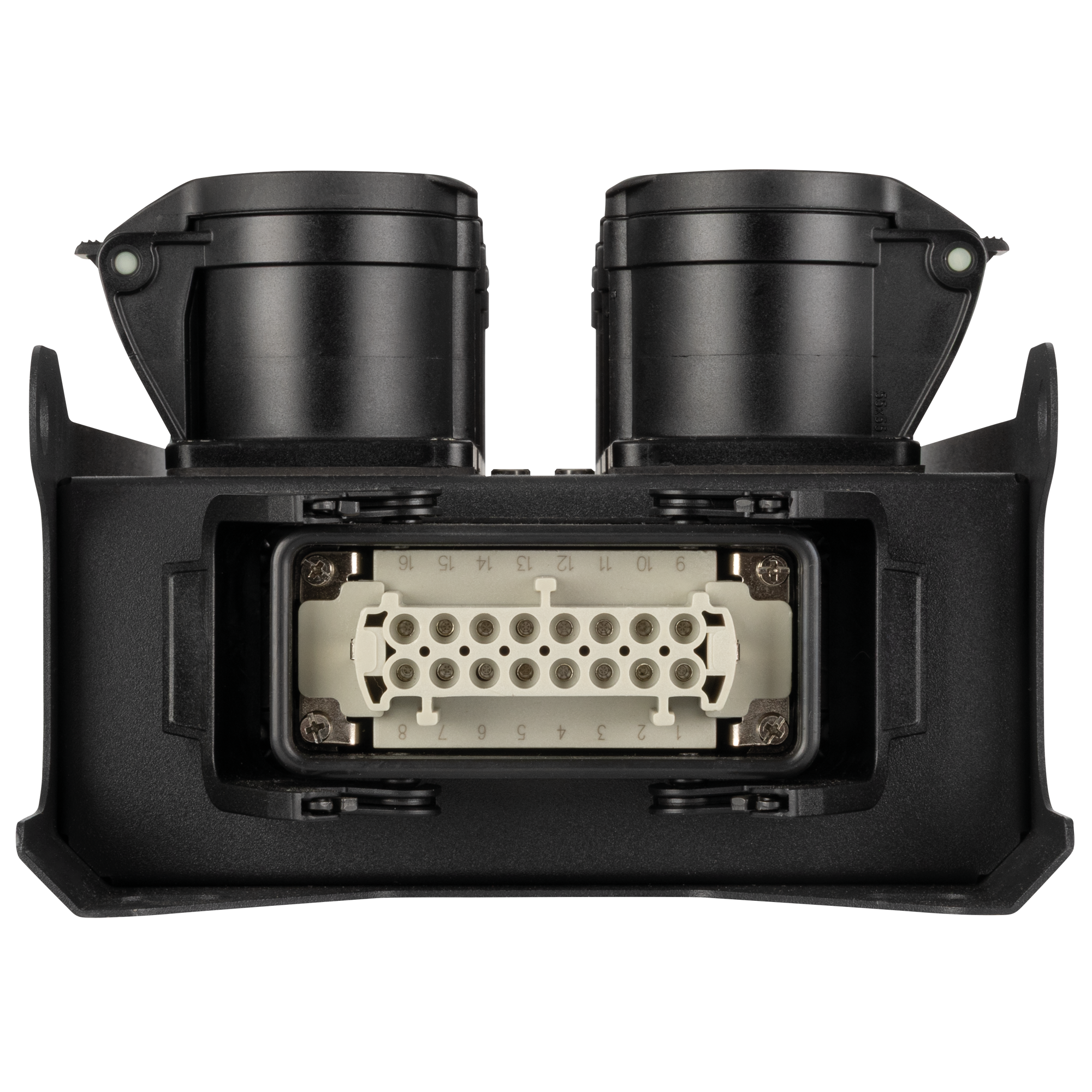 SHOWGEAR PowerCore 2m.8c Breakout da ingresso/uscita Multipin H16 a 8x CEE 16A (1P+N+PE)