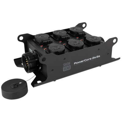 SHOWGEAR PowerCore 2s.6s Breakout da ingresso/uscita Multipin S19 a 6x Schuko