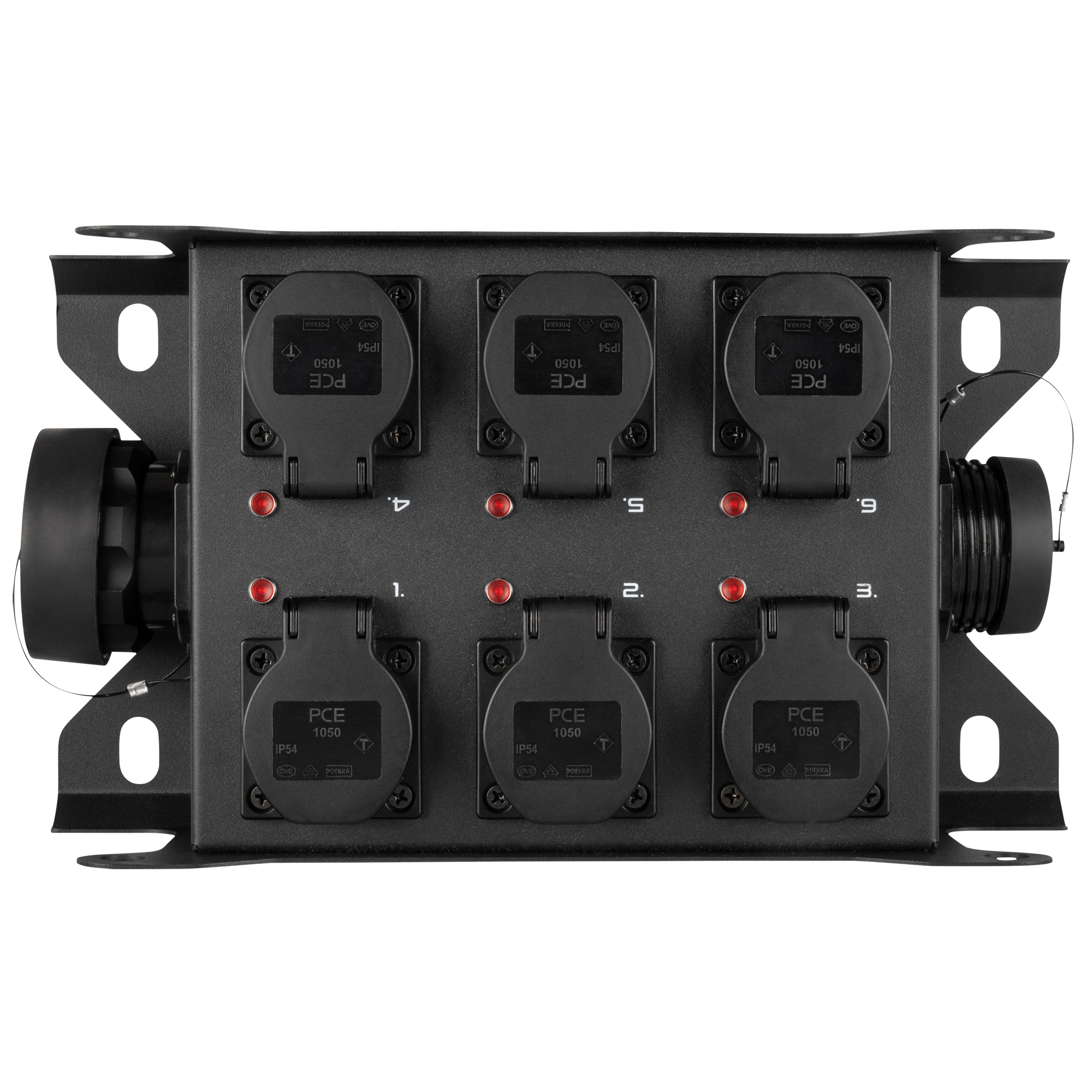 SHOWGEAR PowerCore 2s.6s Breakout da ingresso/uscita Multipin S19 a 6x Schuko