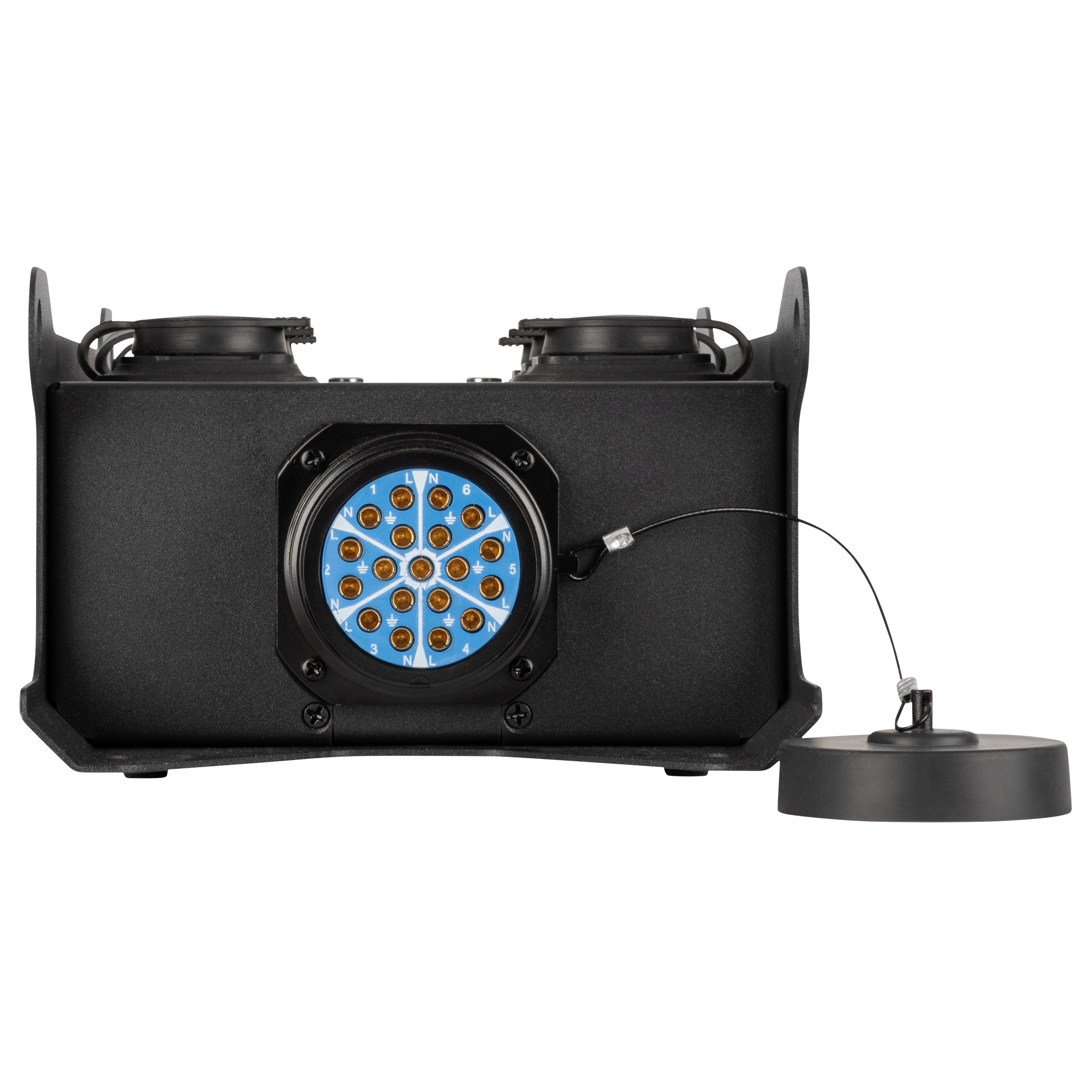 SHOWGEAR PowerCore 2s.6p Breakout da ingresso/uscita Multipin S19 a 6x Power Pro True