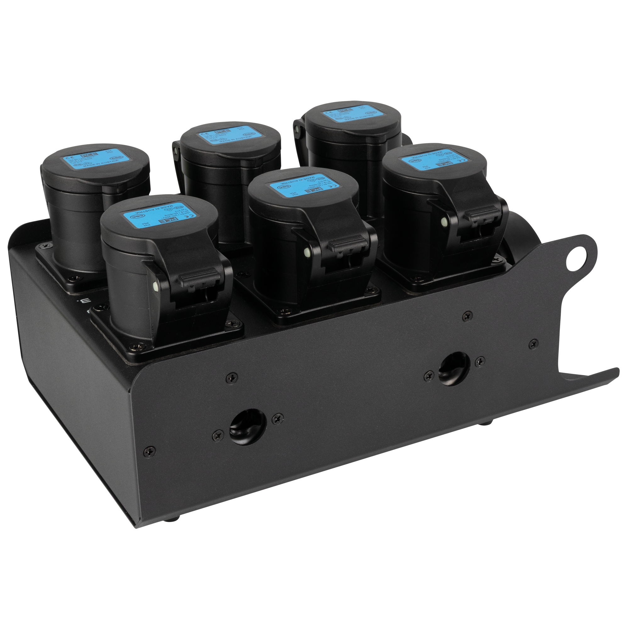 SHOWGEAR PowerCore 1s.6c Breakout da ingresso Multipin S19 a 6x CEE 16A (1P+N+PE)