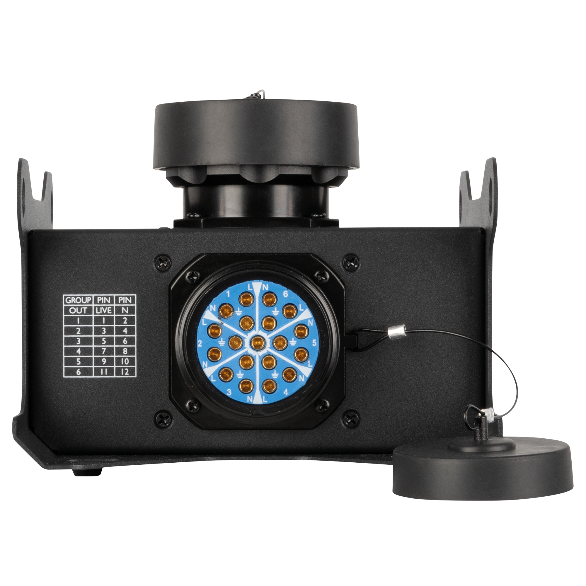 SHOWGEAR PowerCore Multipin S19 Y-Splitter Da ingresso Multipin S19 a 2x uscita Multipin S19
