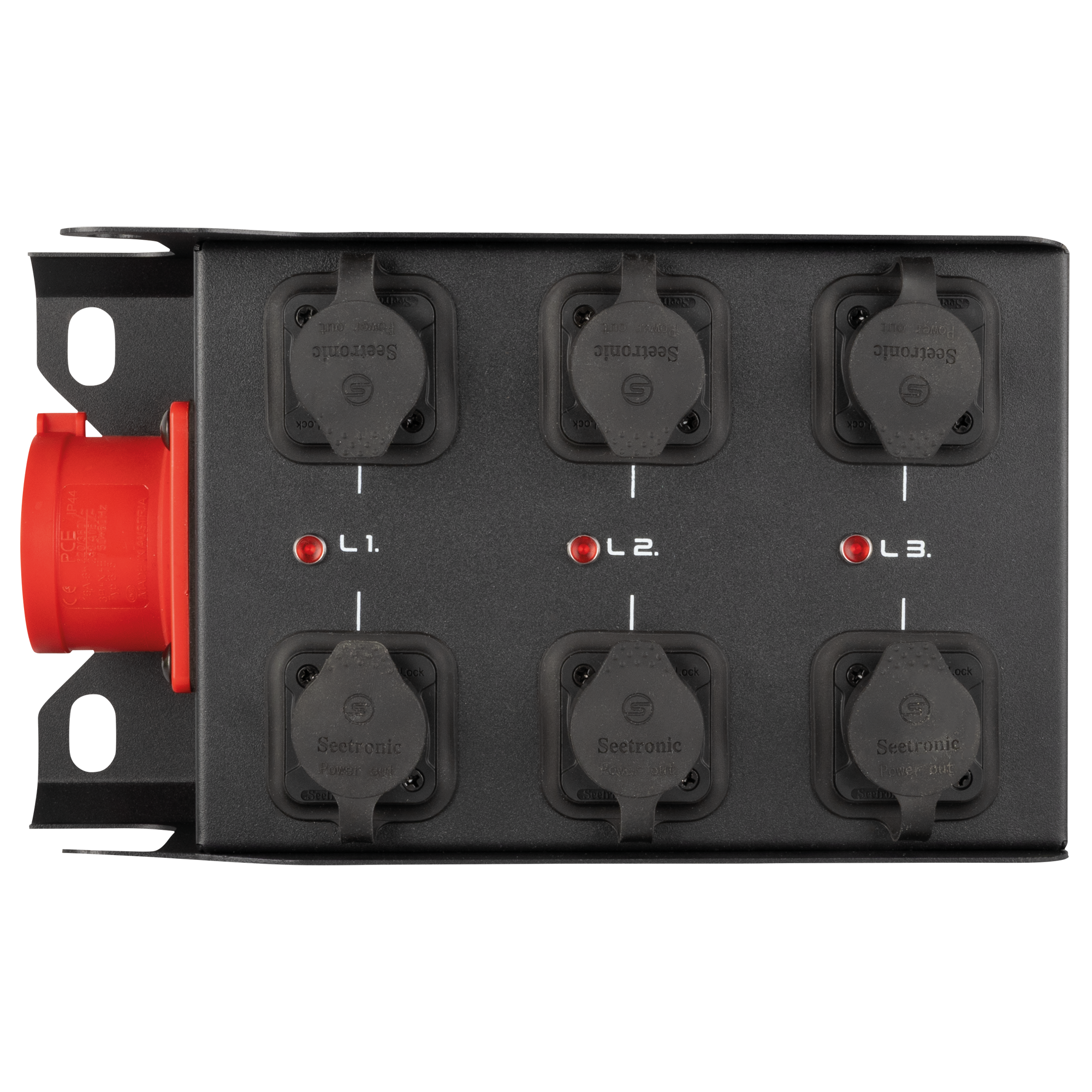 SHOWGEAR PowerCore c16a.6p 6x Power Pro True - 1x CEE 16 A (5P)
