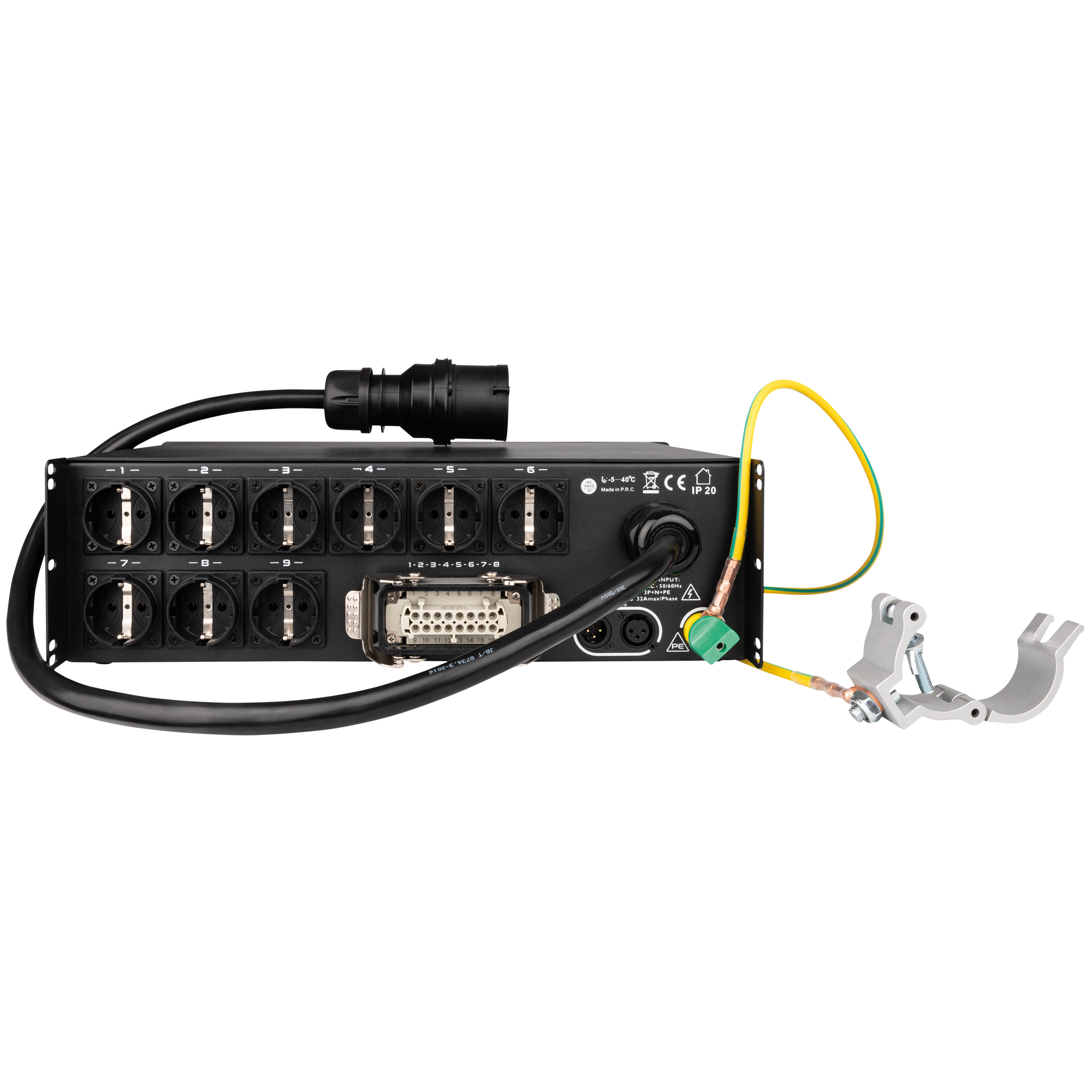 SHOWGEAR PowerCore Grounding Cable 2.5 m, 25 mm², M10 eyelets 2,5 m, 25 mm², capicorda M10
