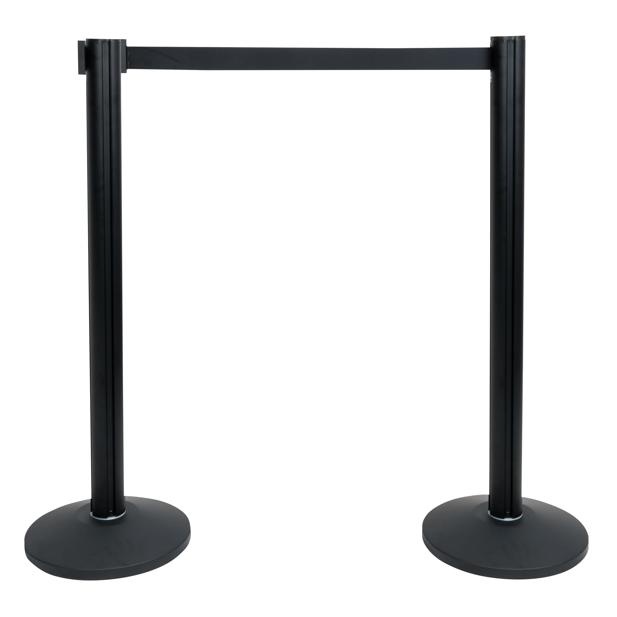 SHOWGEAR 2 m Adjustable Crowd Barrier PRO Set - black Set, nero