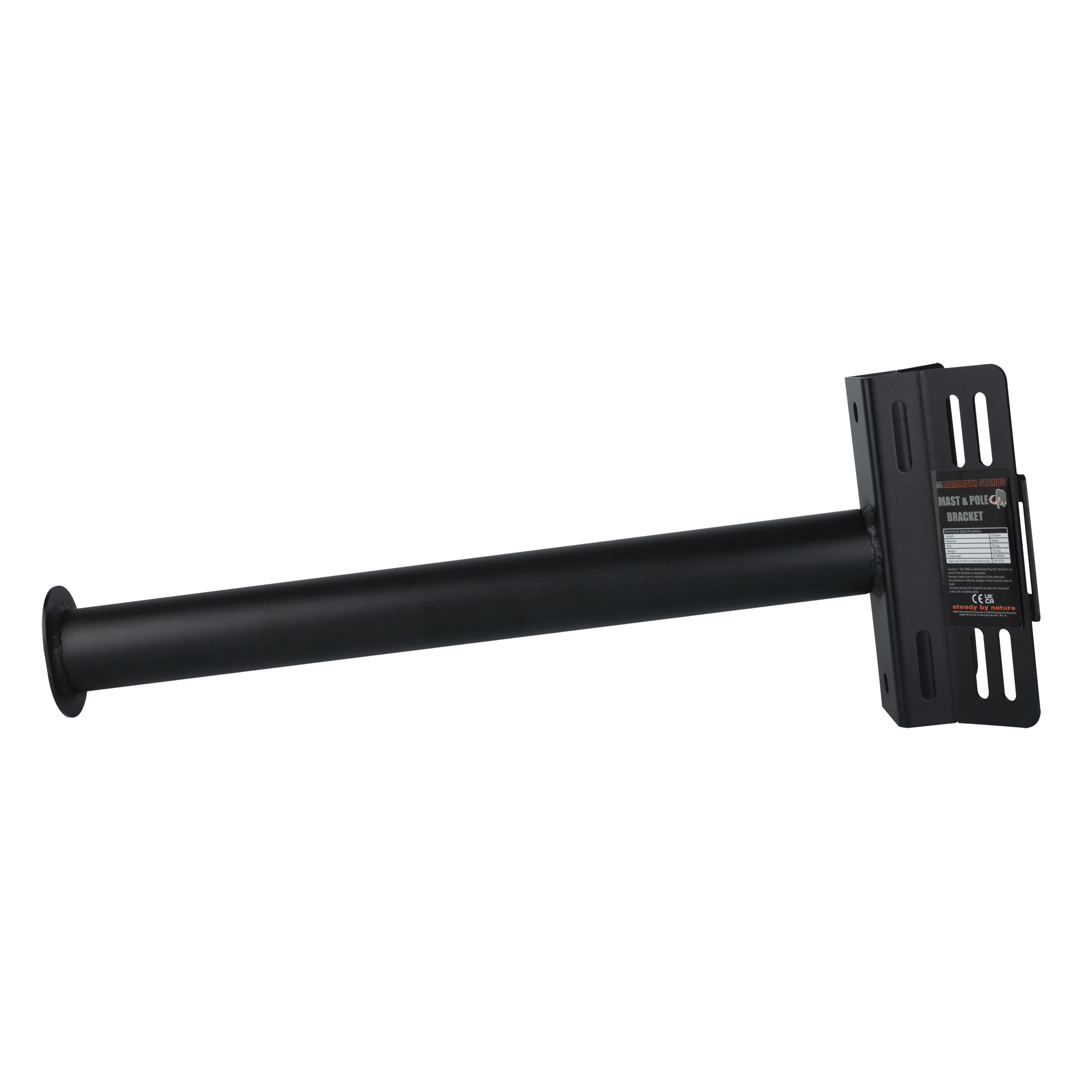 SHOWGEAR Mast & Pole Mounting Bracket Mast/Pole mounting bracket with ø 50 mm tube Staffa di montaggio per trave/palo con tubo ø 50 mm