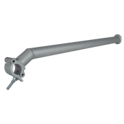 SHOWGEAR Angled Arm Coupler MKII WLL: 50 kg - silver WLL: 50 kg - Colore argento