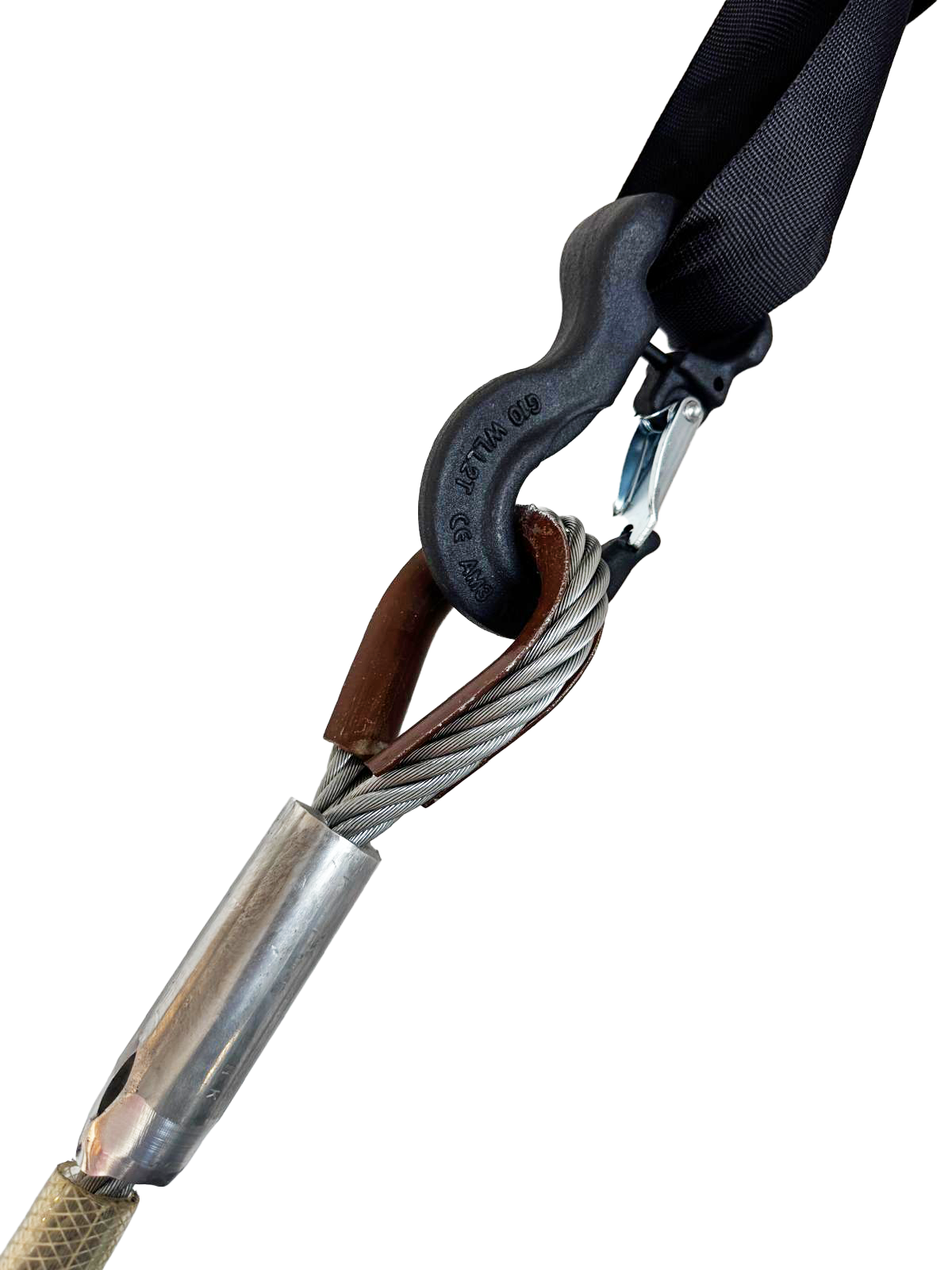 ELLER Sling Hook Carico di livoro sicuro (WLL): 2 t