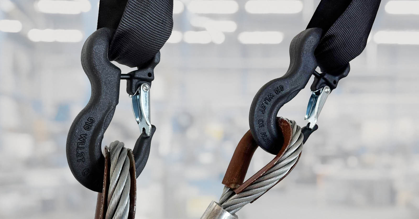 ELLER Sling Hook Carico di livoro sicuro (WLL): 2 t