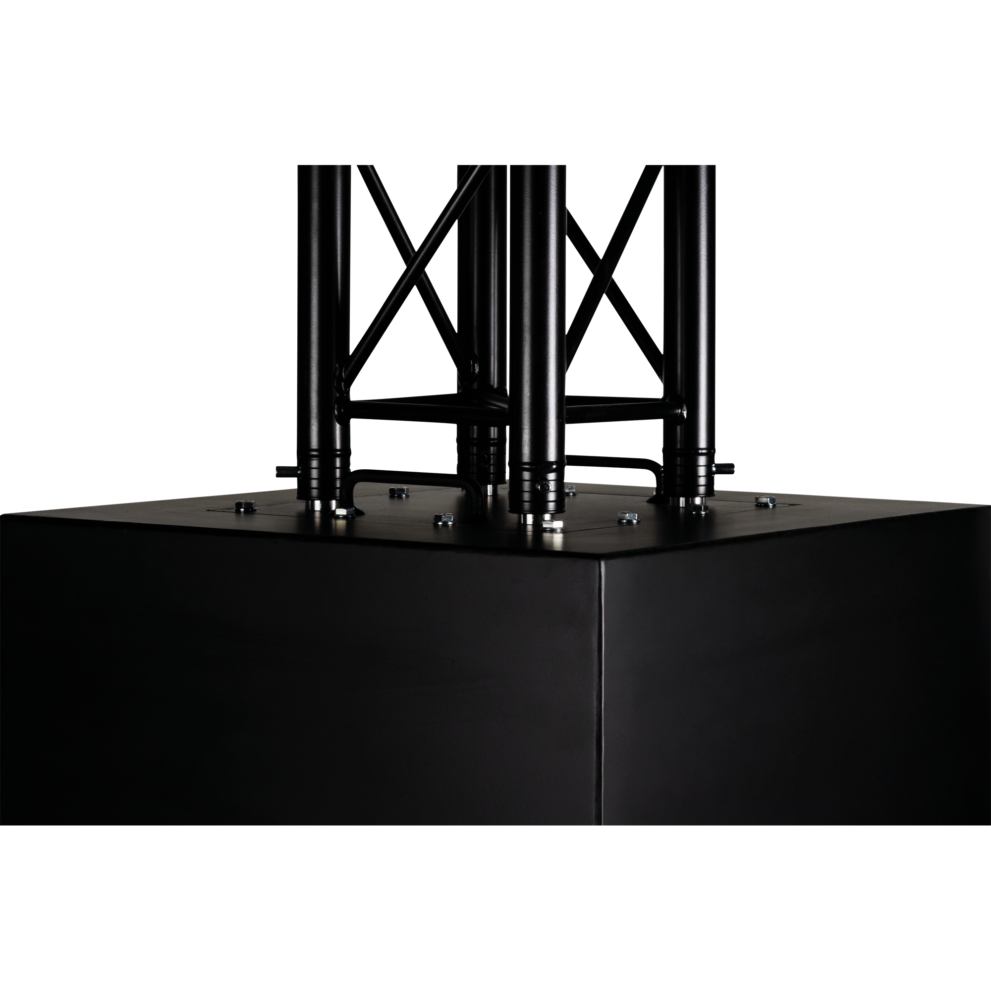 SHOWGEAR Ballast Counterweight for P Truss P (Milos Ø 29,8 mm compatible), 425kg 425 kg - nero - 66 x 66 x 50 cm