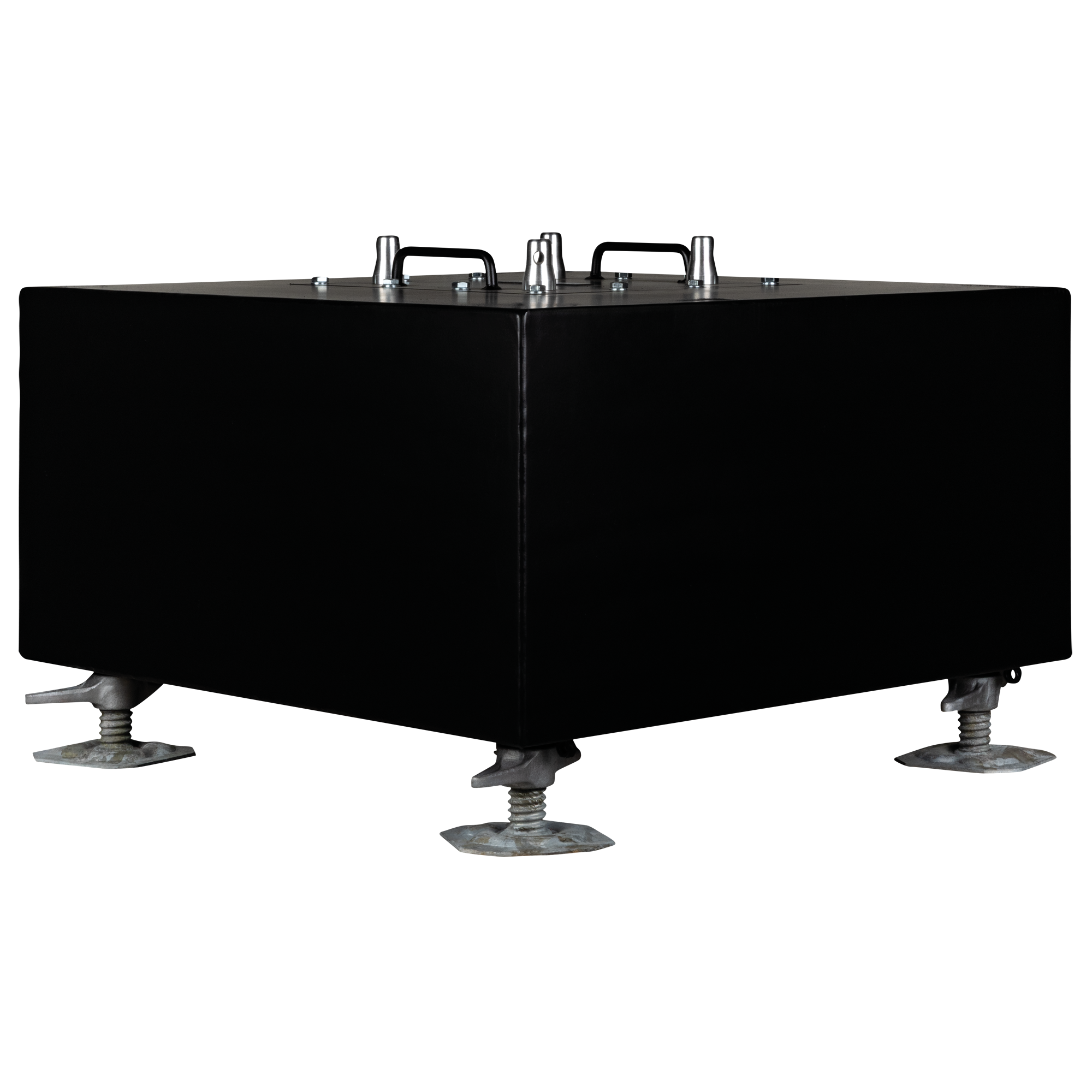 SHOWGEAR Ballast counterweight for P Truss with Adjustable Screw-Base Jacks P (Milos Ø 29,8 mm compatible), 625kg 625 kg - nero - 80 x 80 x 50 cm