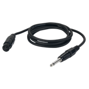 Dap FL02 - unbal. XLR/F 3P to Jack mono 3 m 3 m