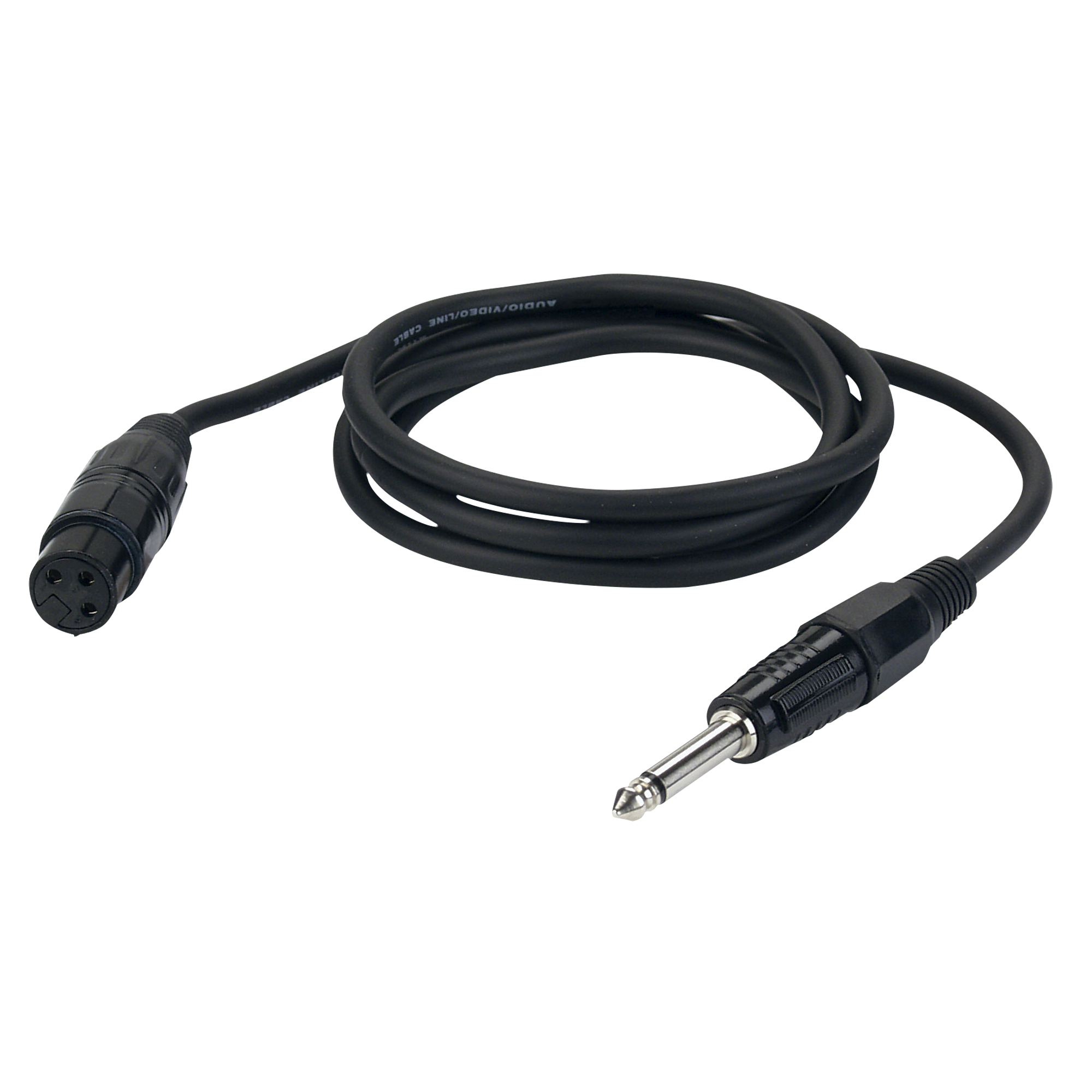 Dap FL02 - unbal. XLR/F 3P to Jack mono 3 m 3 m