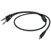 Dap FL111 - USB-C to 2 Mono Jack L/R 0.75 m 0,75 m