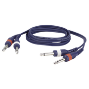 Dap FL22 - 2 mono Jack L/R to 2 mono Jack L/R 6 m 6 m