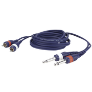 Dap FL23 - 2 RCA male L/R to 2 mono Jack L/R 3 m 3 m