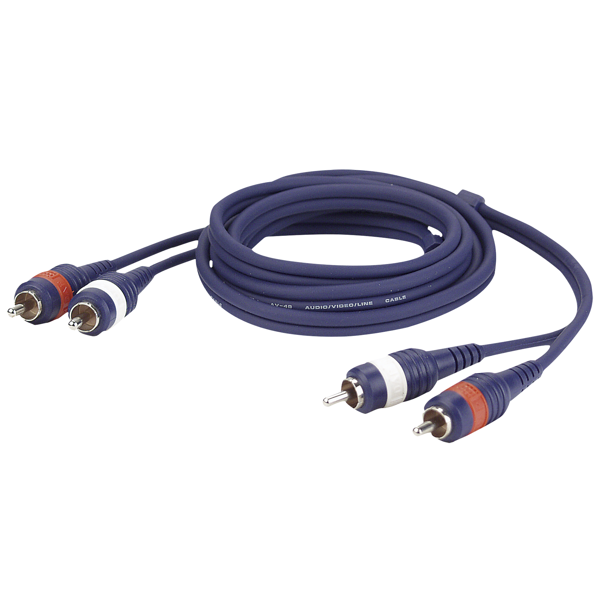 Dap FL24 - 2 RCA male L/R to 2 RCA male L/R 3 m 3 m
