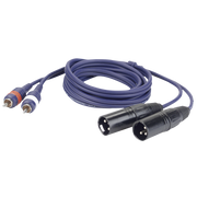 Dap FL26 - 2 RCA male L/R to 2 XLR/M 3P 1.5 m 1,5 m