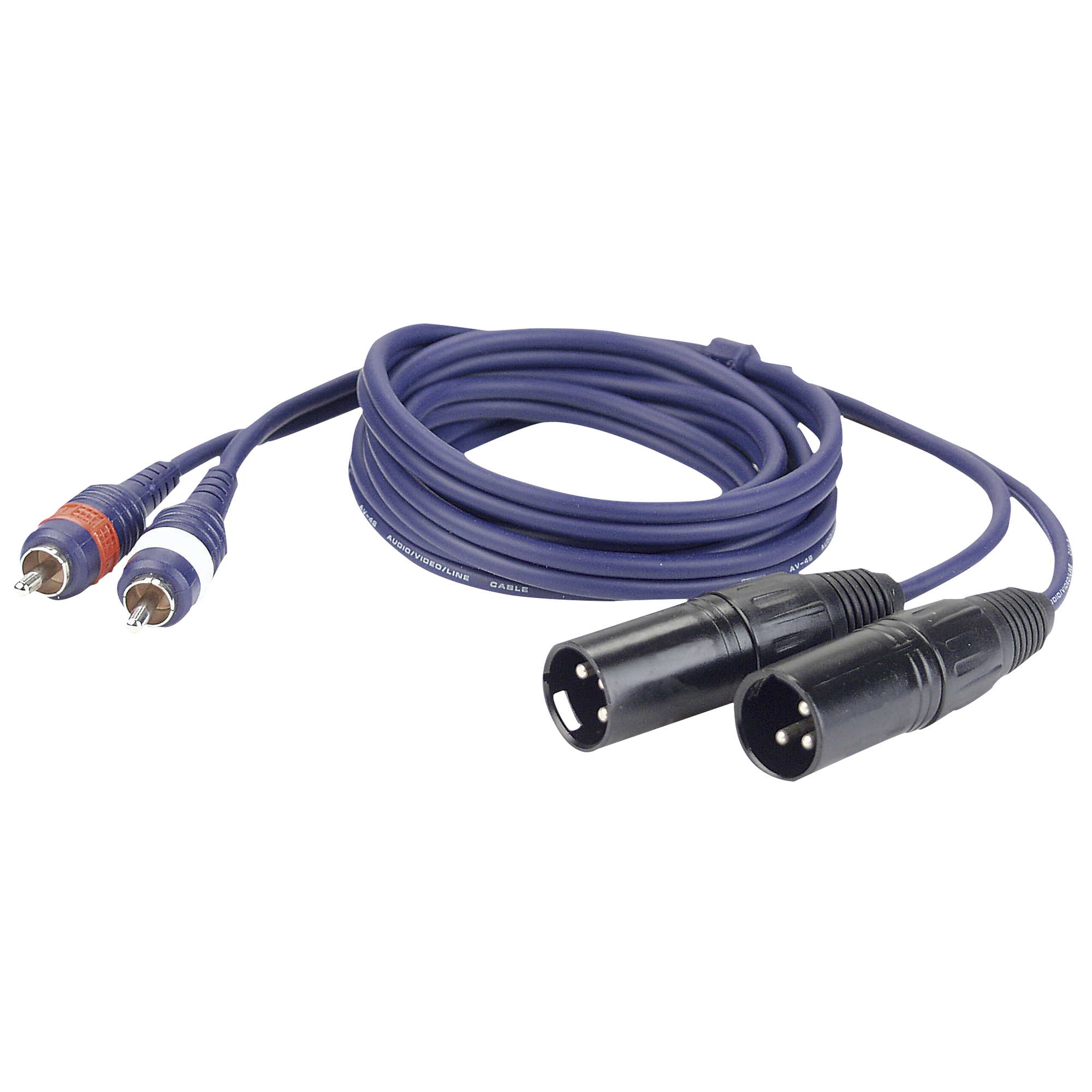 Dap FL26 - 2 RCA male L/R to 2 XLR/M 3P 1.5 m 1,5 m