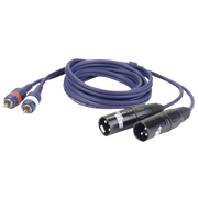 Dap FL26 - 2 RCA male L/R to 2 XLR/M 3P 3 m 3 m
