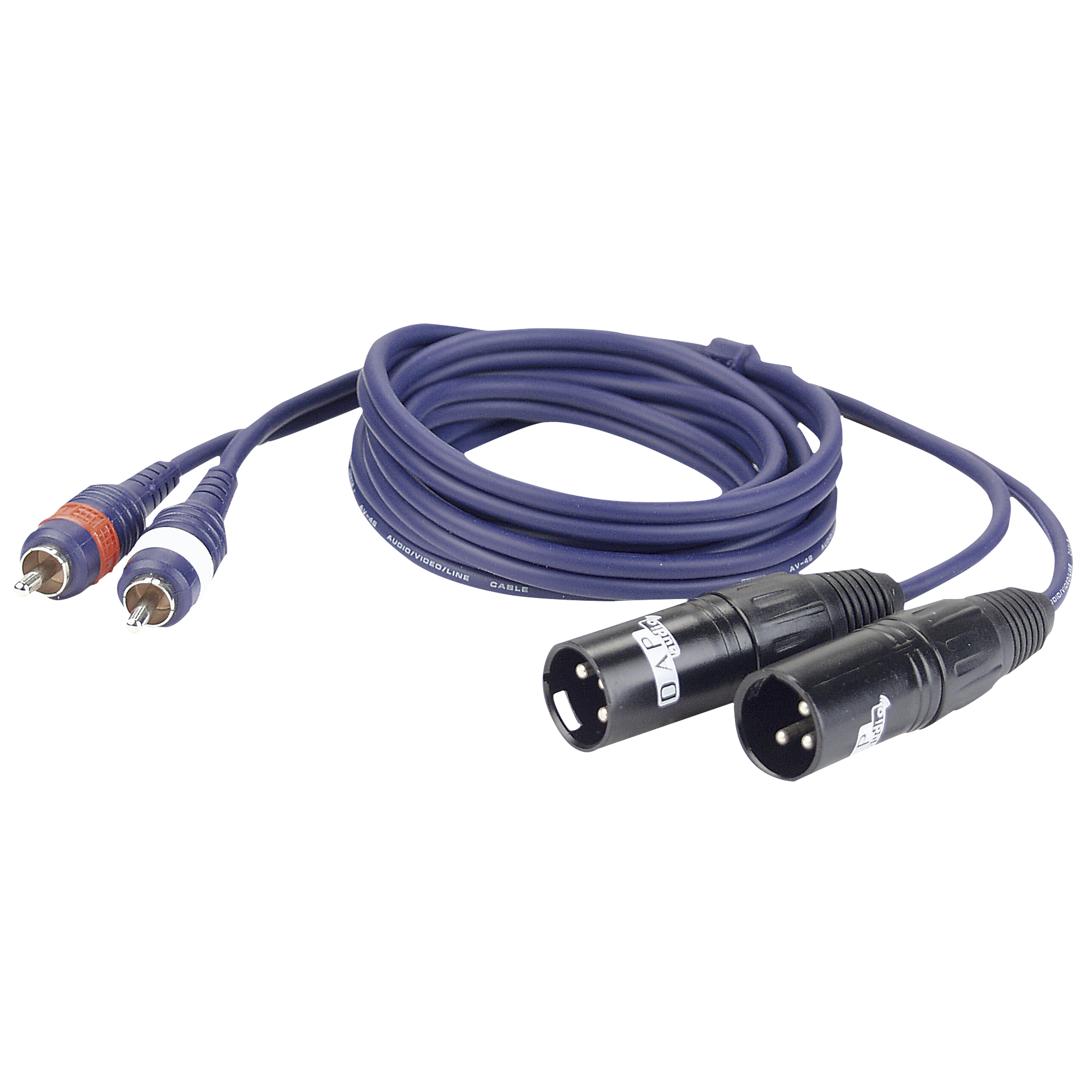 Dap FL26 - 2 RCA male L/R to 2 XLR/M 3P 3 m 3 m