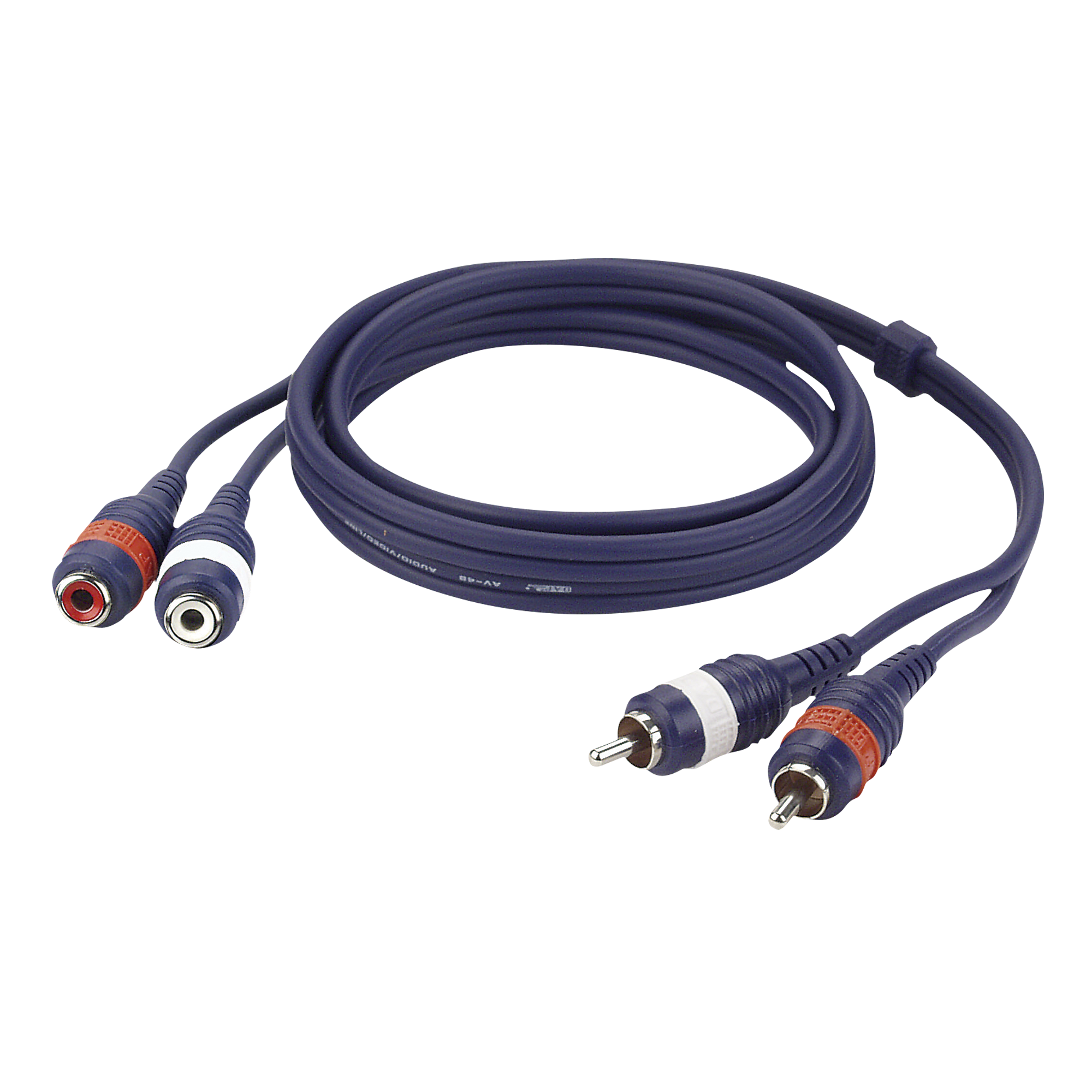 Dap FL27 - 2 RCA male L/R to 2 RCA female L/R 6 m 6 m